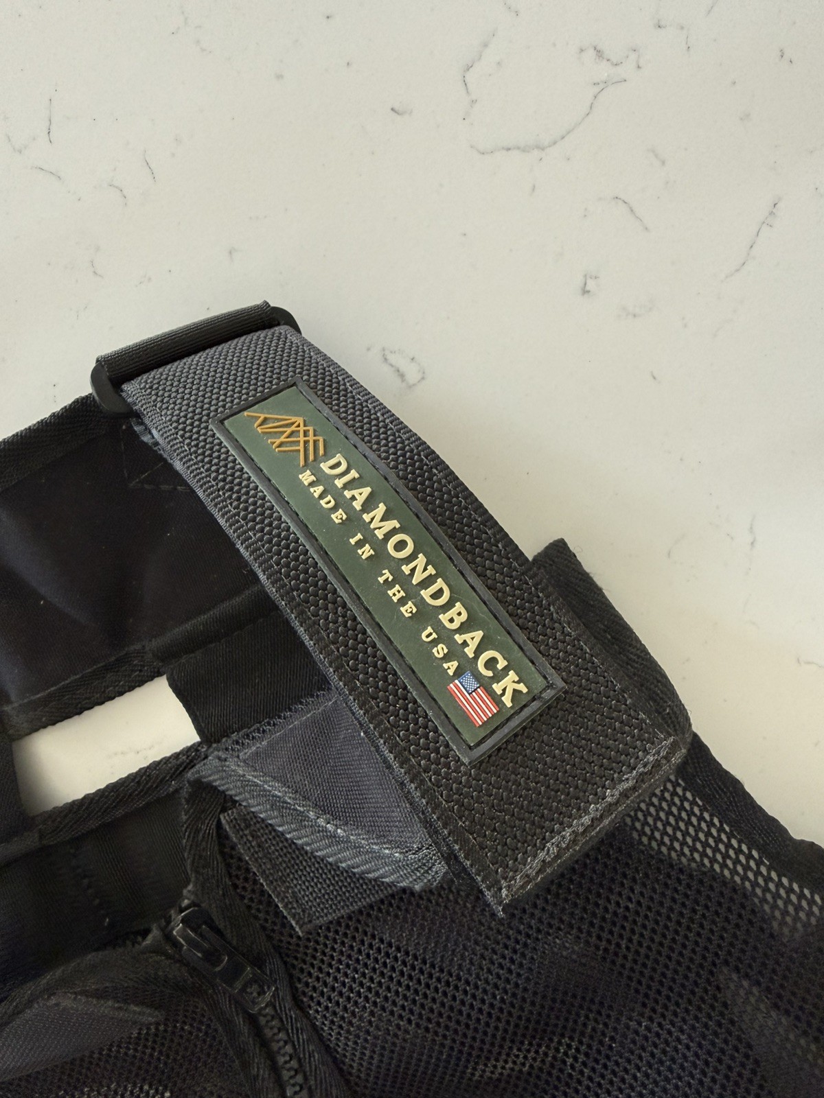 Diamondback 701 Tool Vest Black Mesh w shoulder pads & gun hook – Size M/L