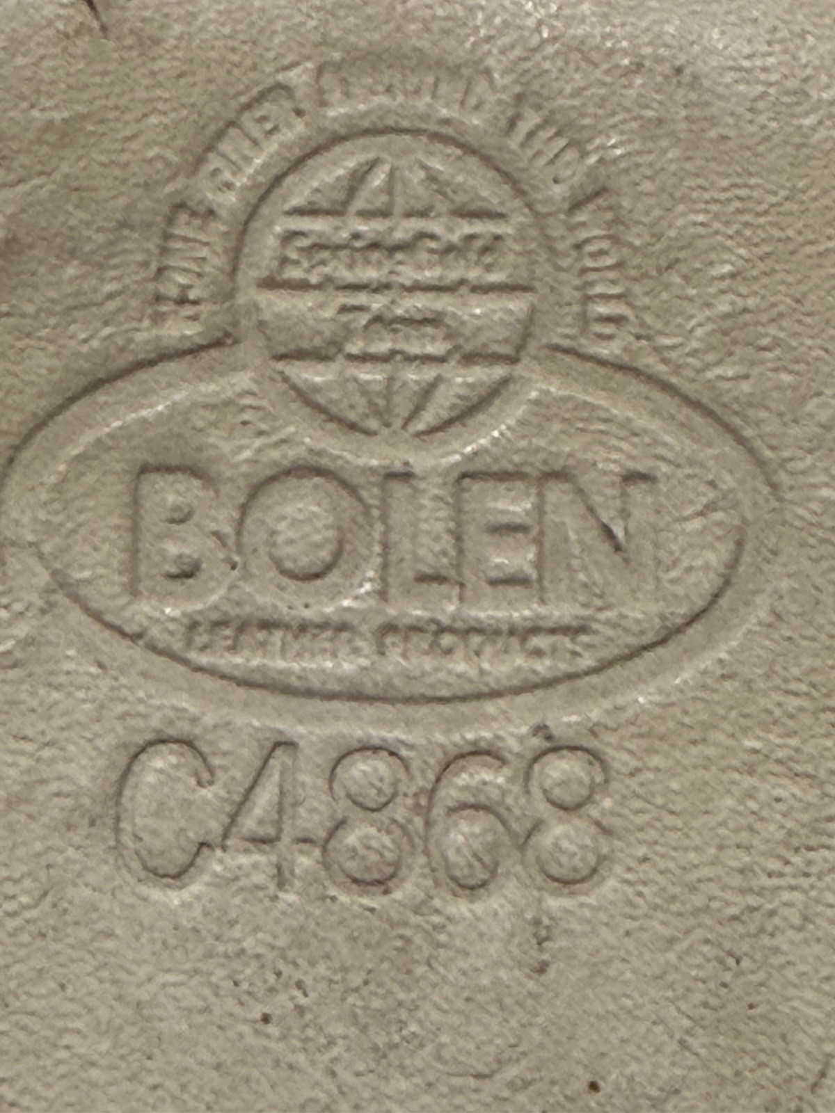 Vintage Bolen C4868 Leather Electrician Tool Pouch Belt Tape Thong Holder USA