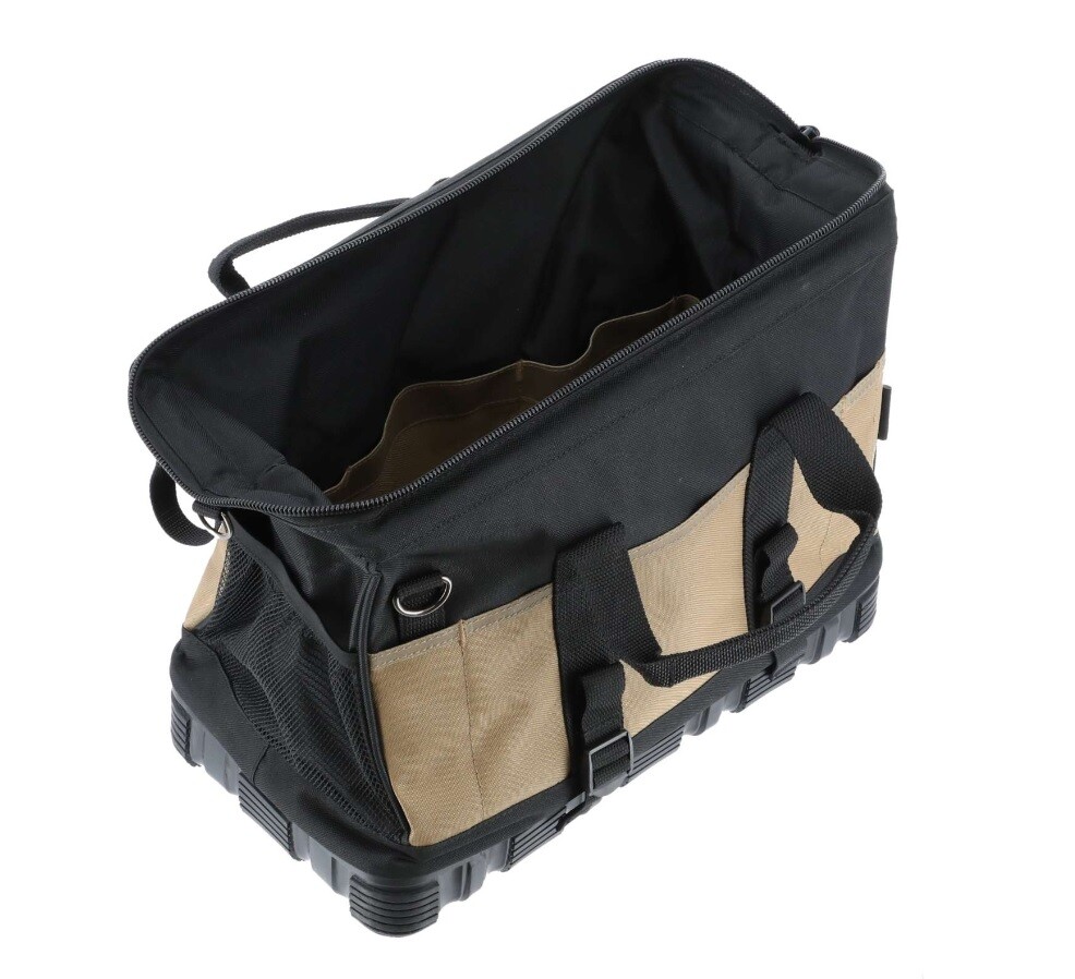 TRUSCO TOOL BAG RUBBER BOTTOM TYPE (390x210x300mm) TTB-400R