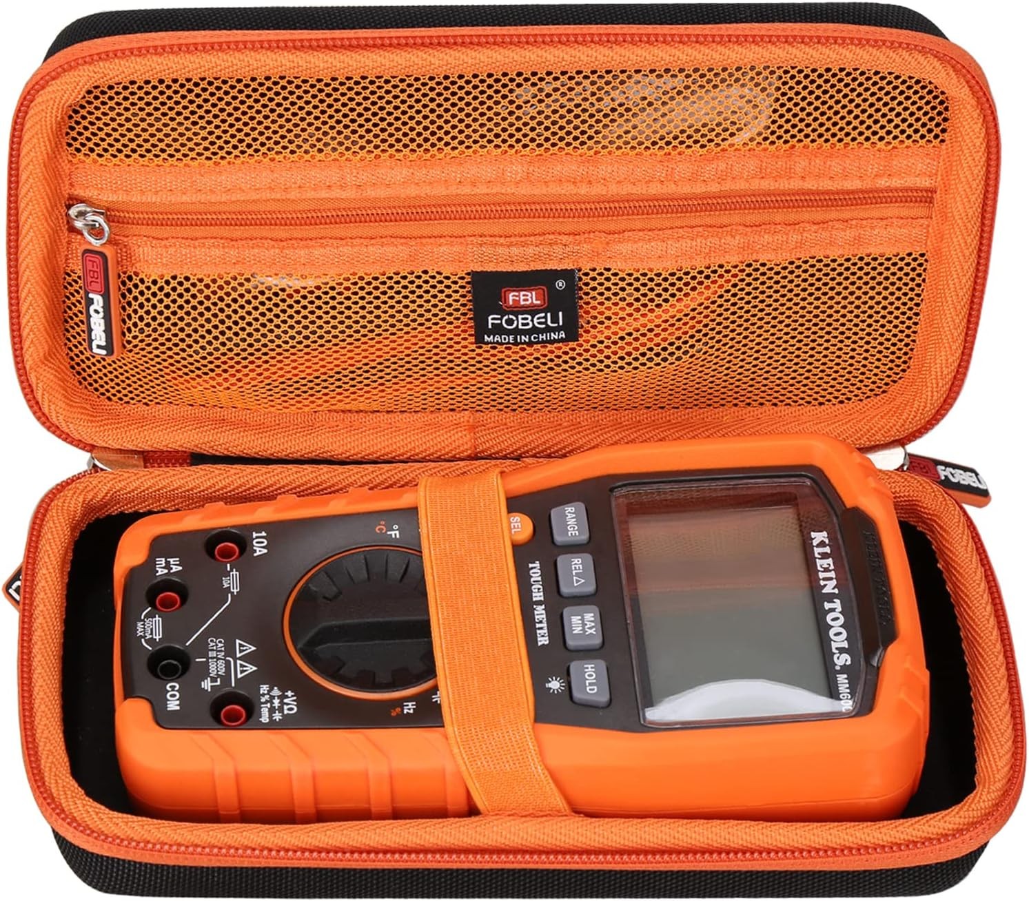 FBLFOBELI EVA Hard Carrying Case for Klein Tools Black,Orange