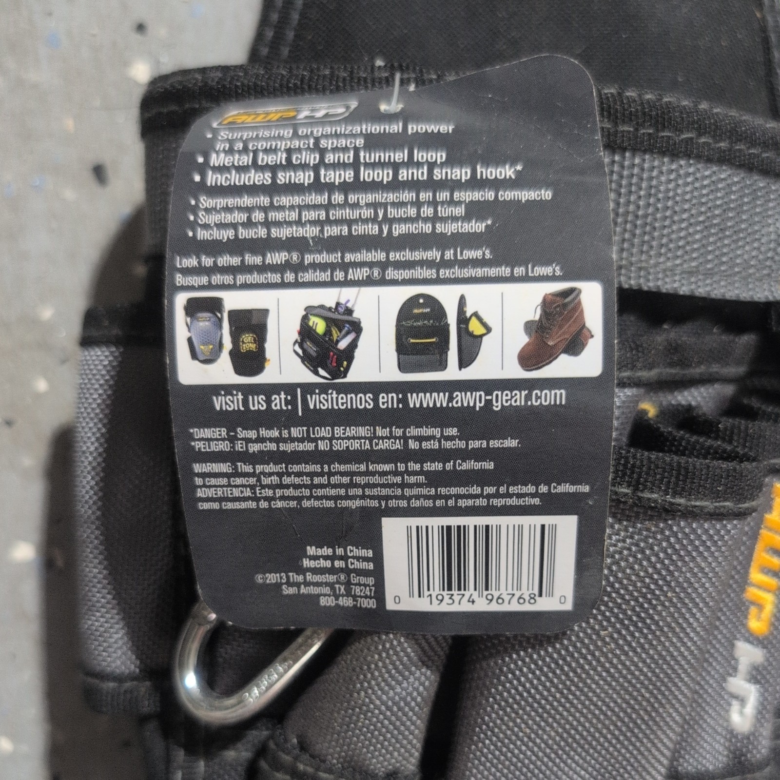 AWP Hi-Performance Mini Electrician Tool Belt •Size Small