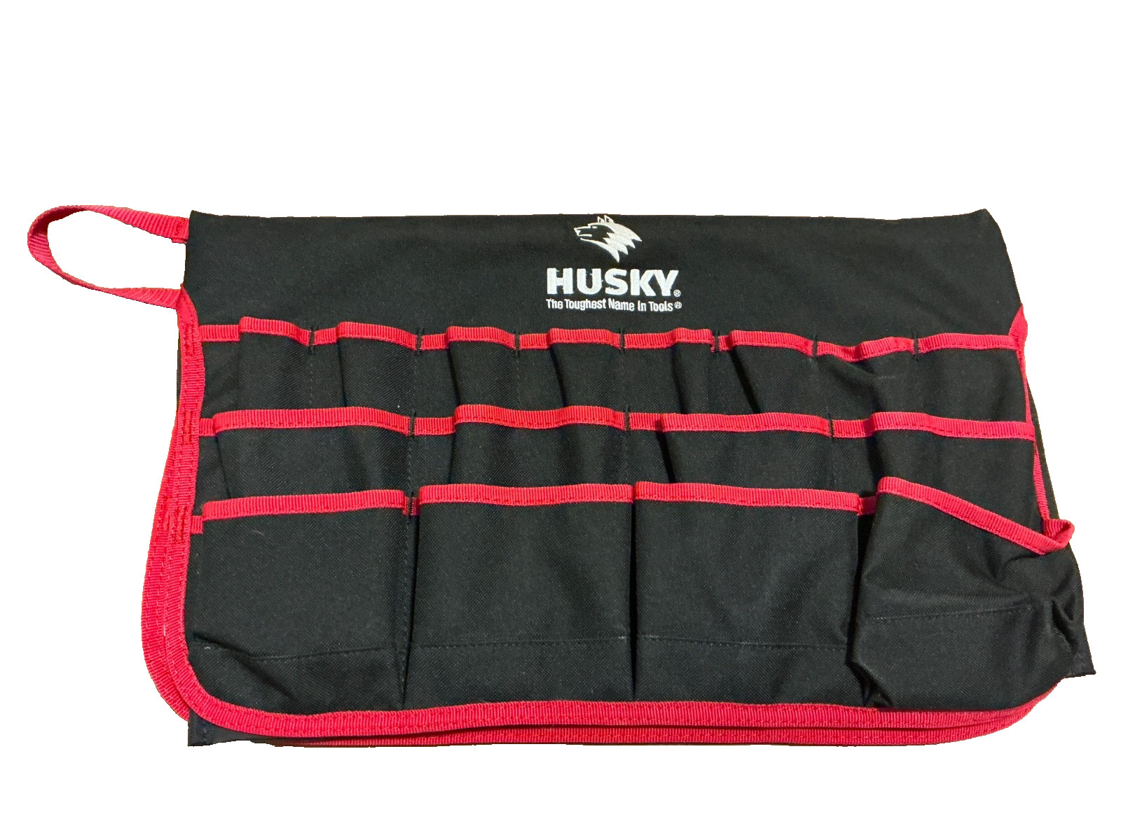 Husky Bucket Jockey Red and Black Tool Organizer Fits 5 Gallon Bucket 75 pocket