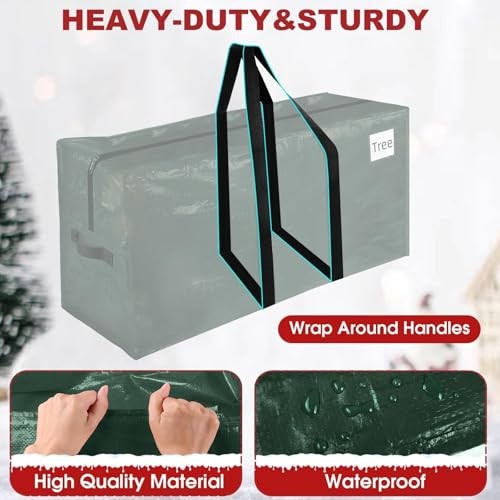 EverMerry Moving Bag, Christmas Tree Bag Fits Up to 7.5 Ft 7.5 FT Green