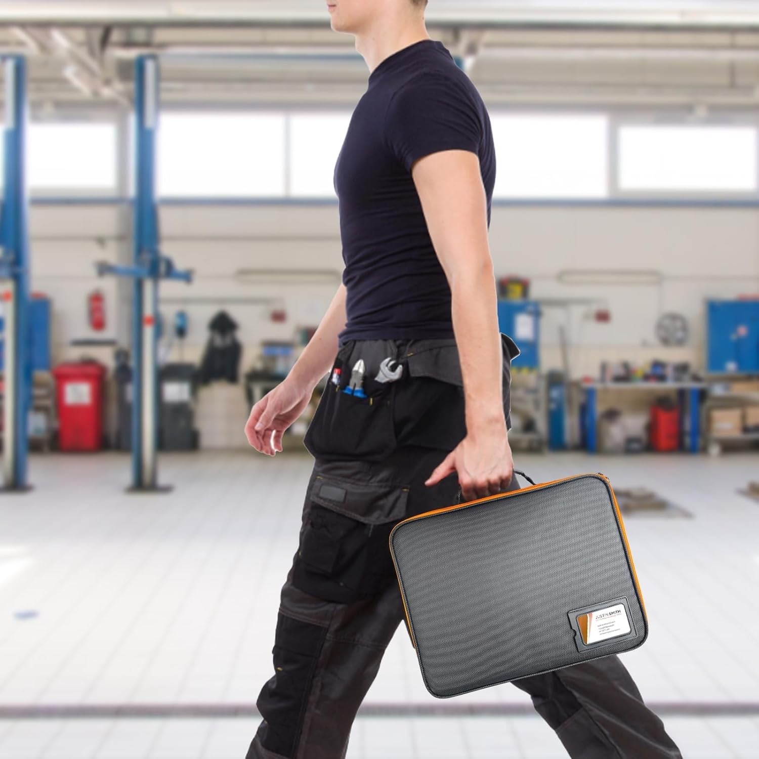 Versatile Storage Bag for Tool Batteries & Accessories