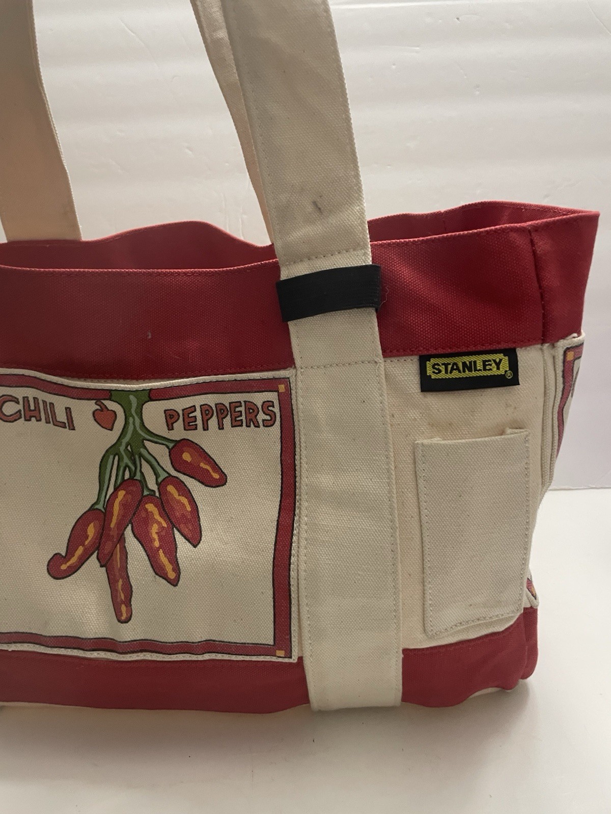 STANLEY Open Top Pockets Tool Bag, Grade Bag Chilli Peppers