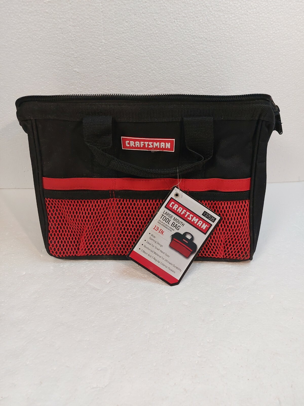 Craftsman 13 inch 937535 Large Mouth Tool Bag Storage Bag Small Hand Tools