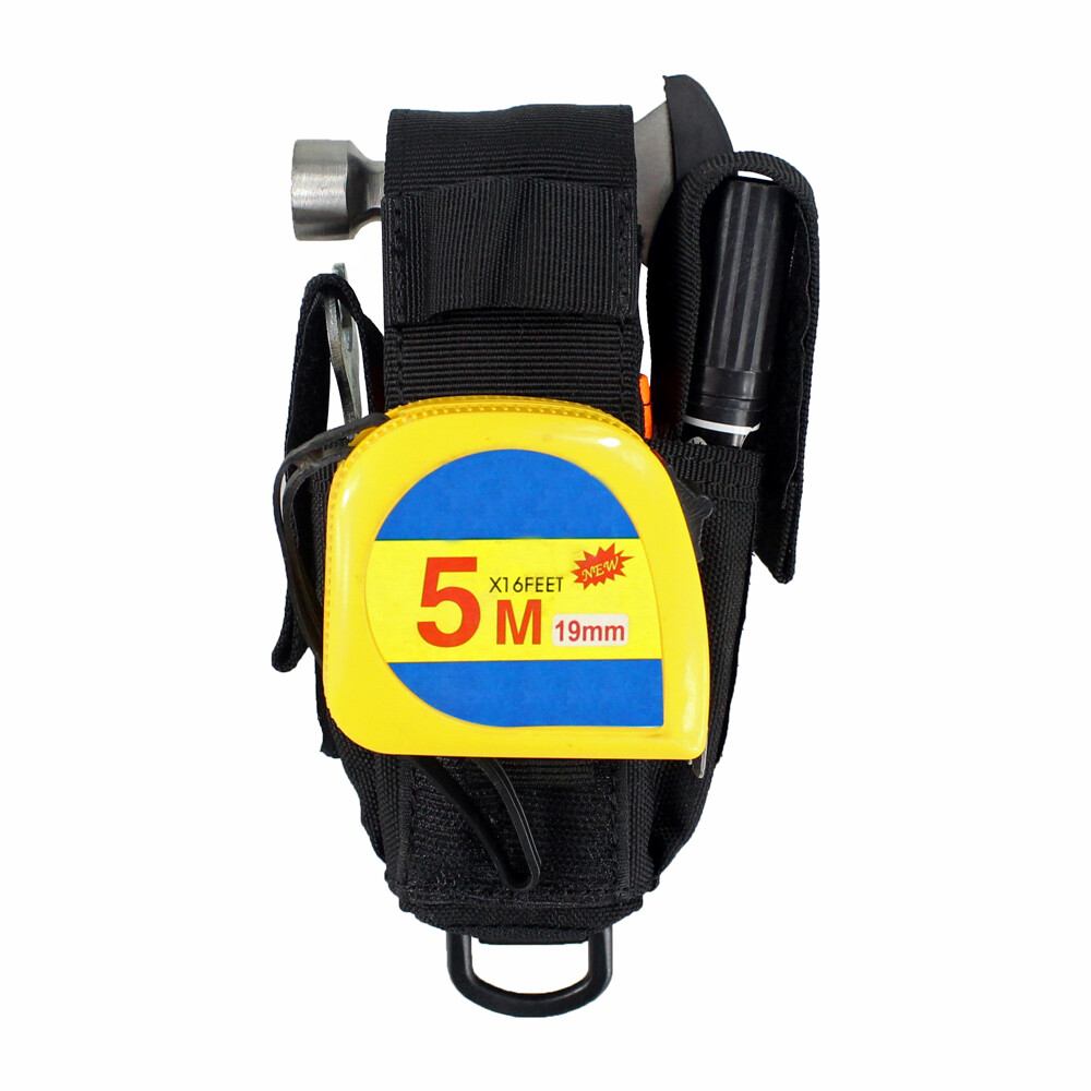 Tactical MOLLE Tools Storage Bag Waist Belt EDC Organizer for Flashlight Pliers