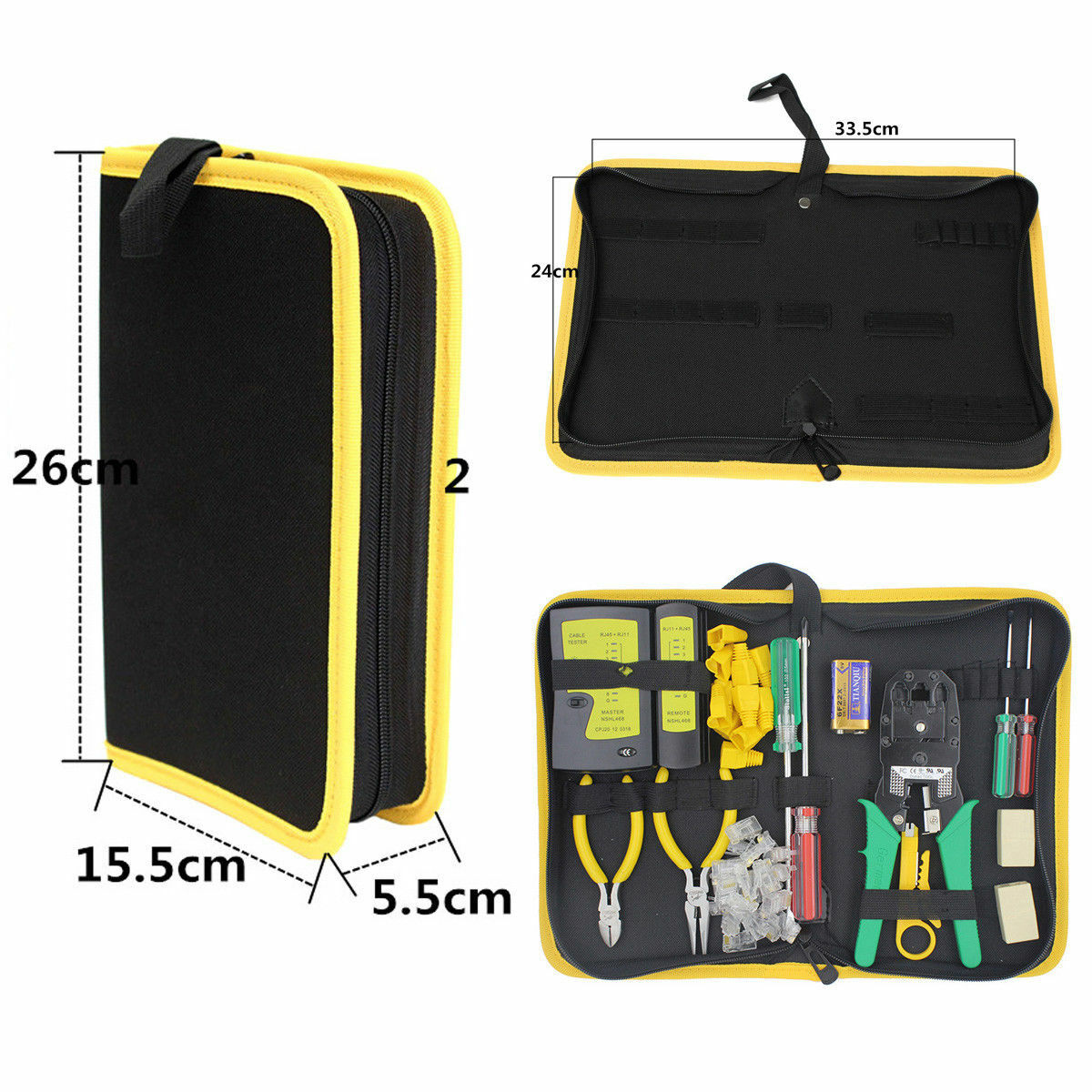 Hardware Toolkit Storage Tools Carrier Bag Oxford Fabric Handy Pouch Handbag Zip