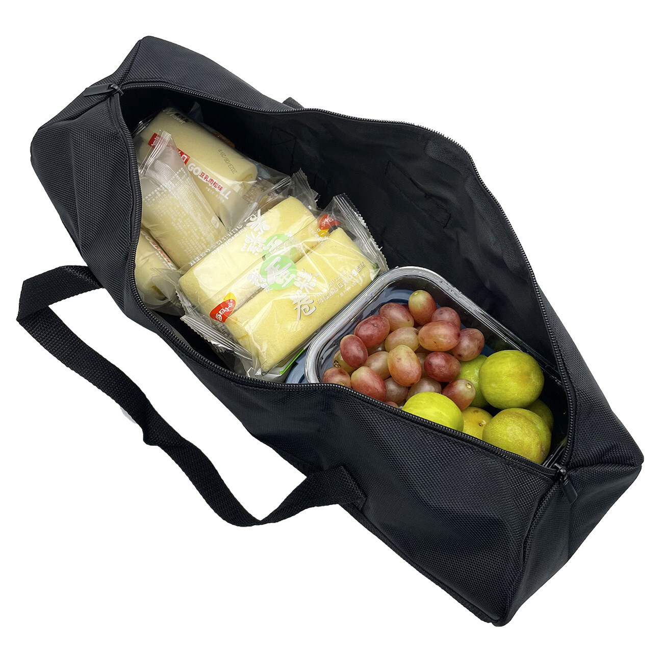 20inch Black Tool Bag with Zippers Multi Purpose Waterproof Storage easy carry
