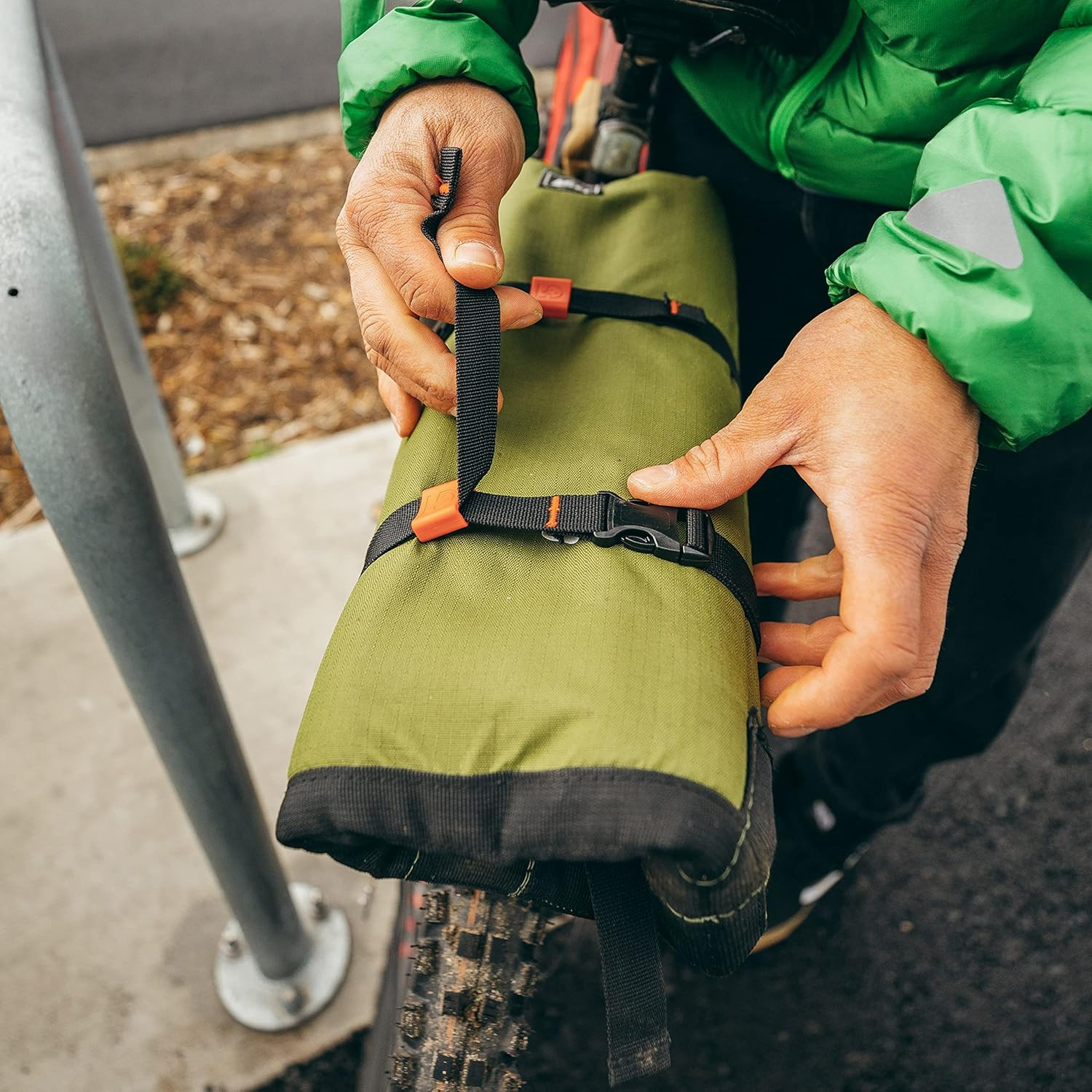 Utility Straps with Side-Release Buckle, Secure and Compress Camping, Biking, Hu