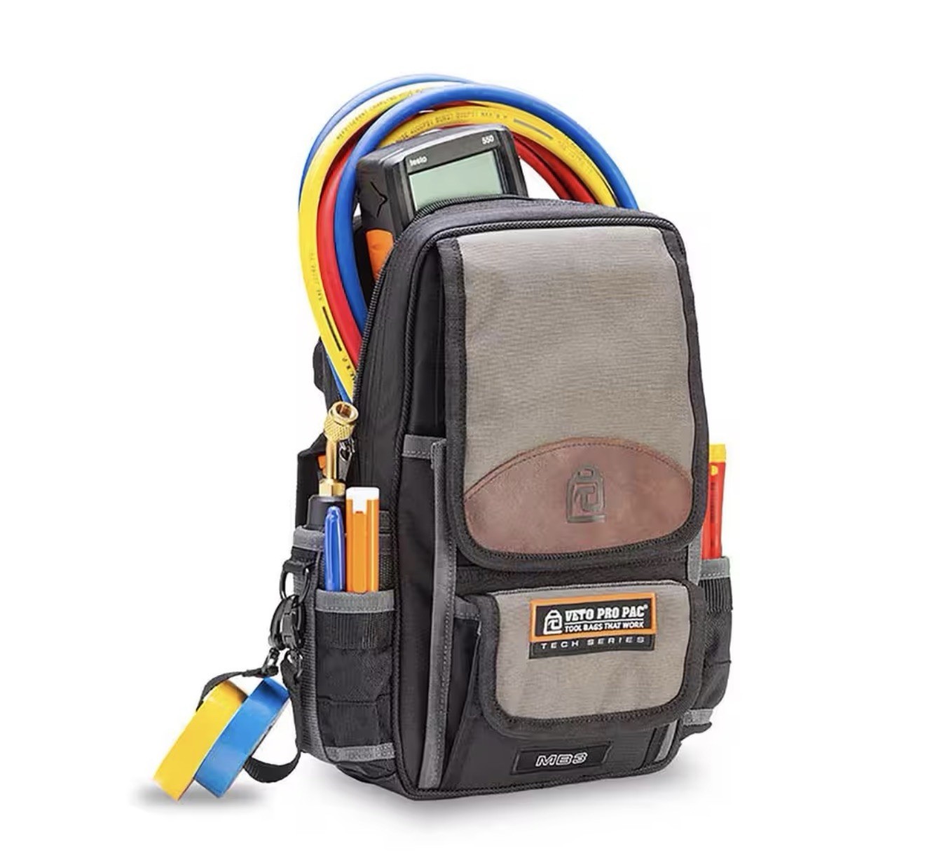 VETO PRO PAC 11” Small Original Nylon Tool Pouch Meter Bag w/ Tool Holders