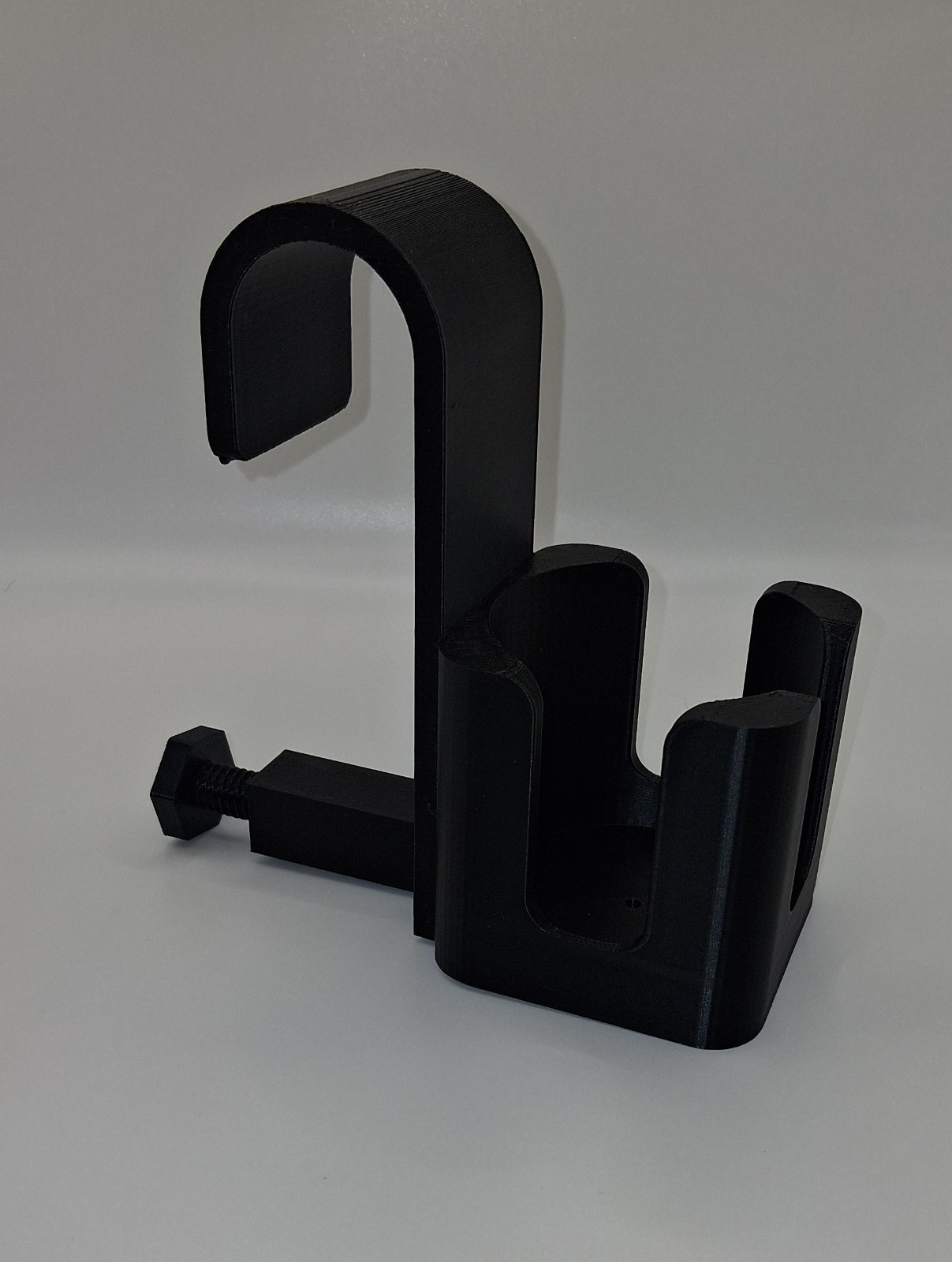 Tool Box Handle Can/Bottle Holder/Hanger with Adjustable Foot for Stability.
