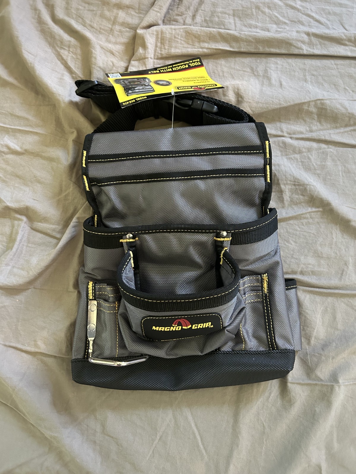 Magnogrip Tool Belt Pouch 10 Pocket Magnetic Holder Durable Canvas