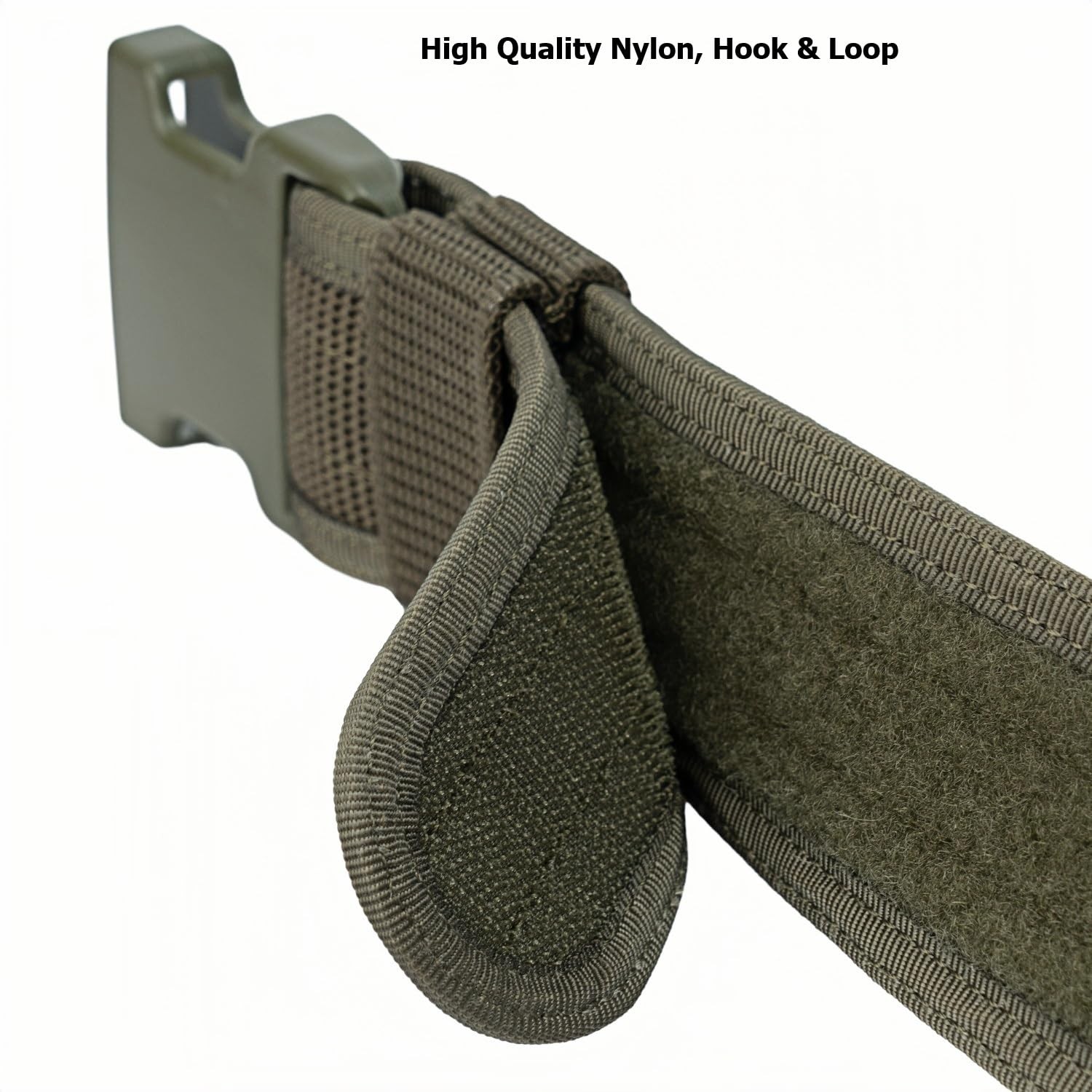 Security Guard Duty Belt 2″ Nylon Padded Utility Work Belt for Tactical Gear …