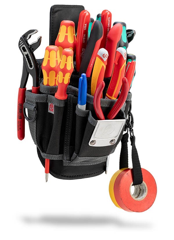 Veto Pro Pac MP3X Large Compact Leather-Backed Tool Pouch