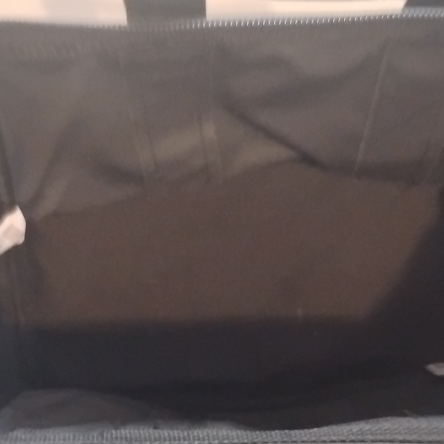 Craftsman Tool Bag Black Red Fabric Mesh Pocket With Handle