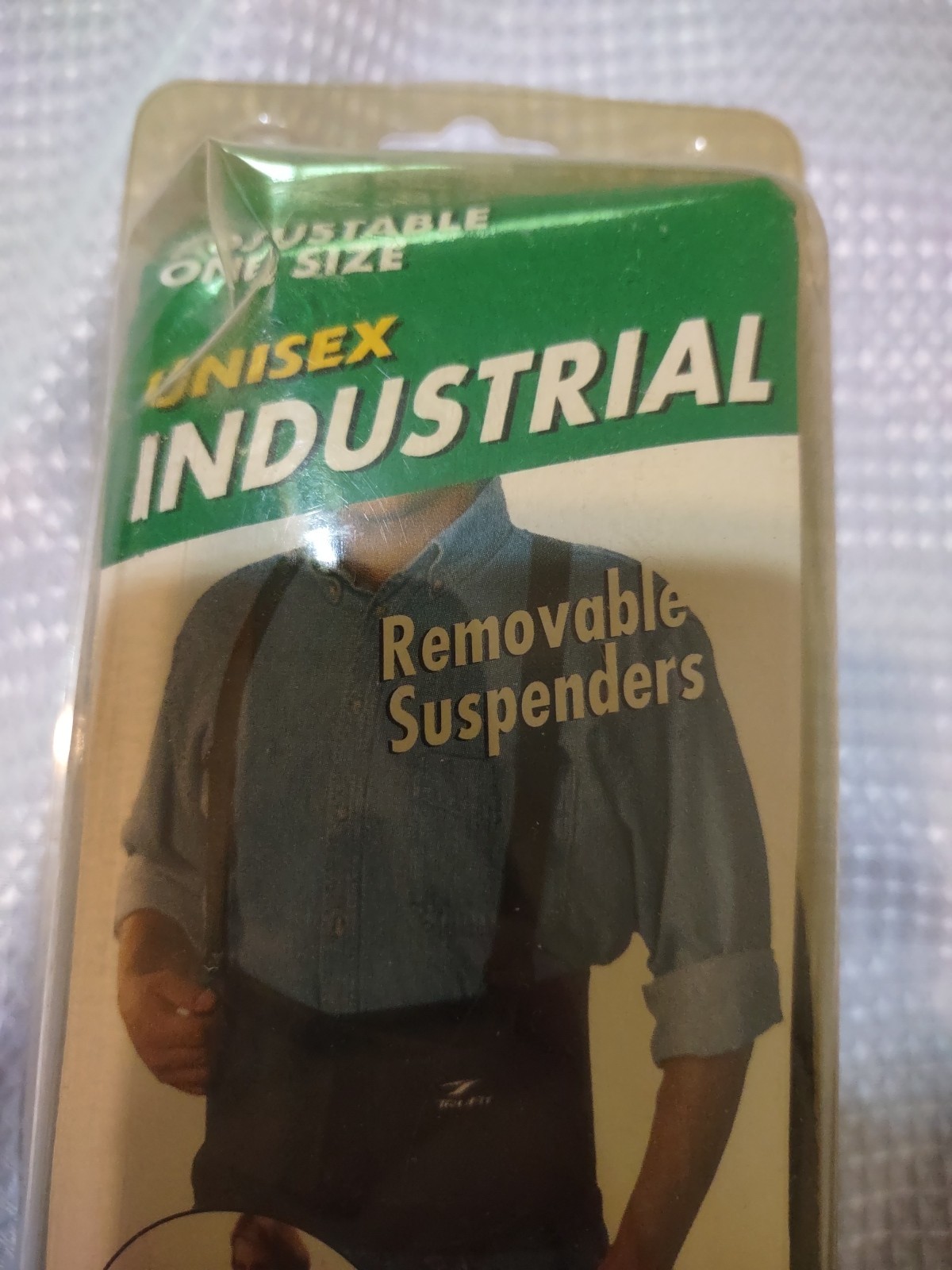 TRUFIT unisex INDUSTERIAL BREATHABLE Work Belt remove suspenders black NIP