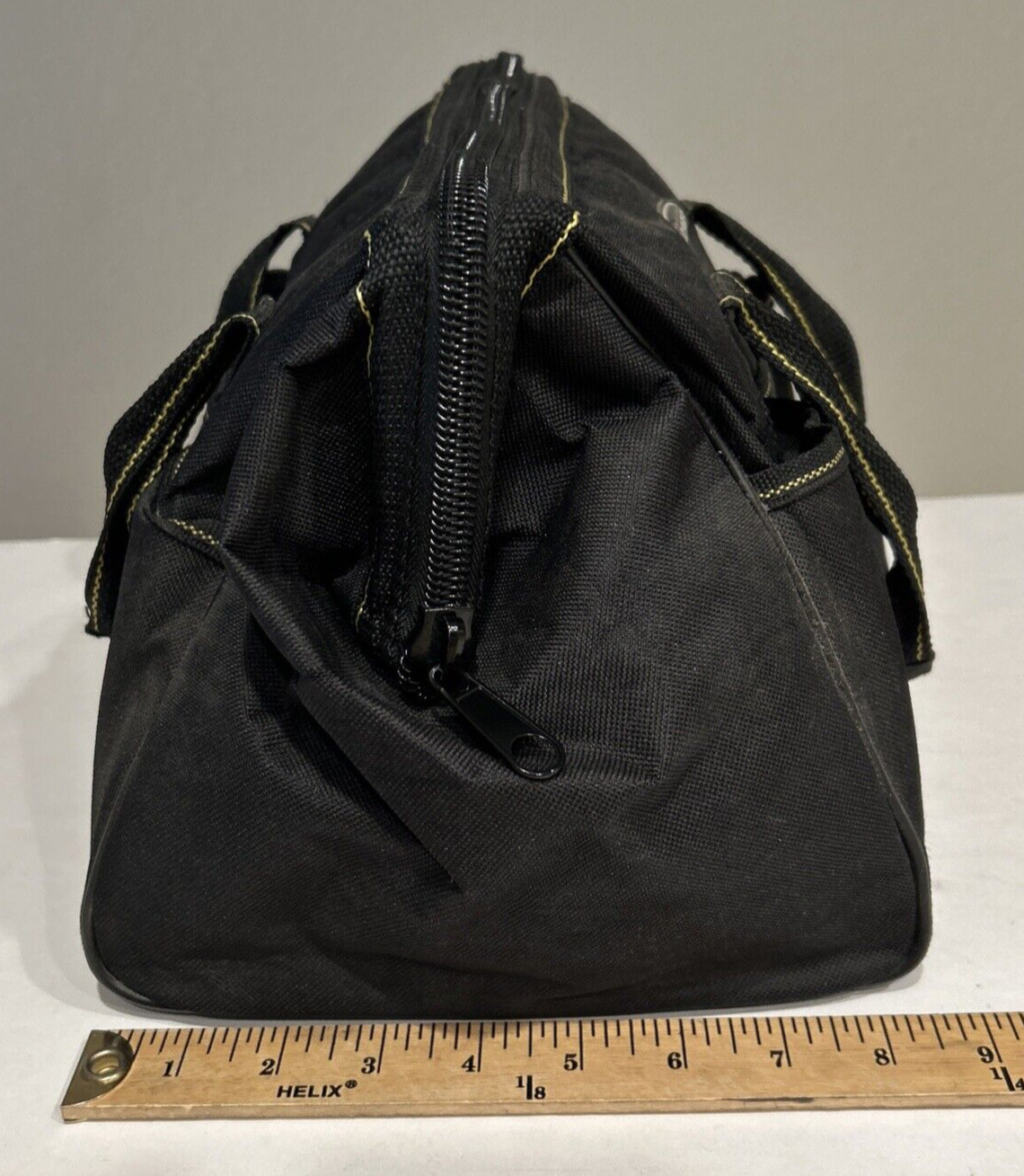 Voyager 12” Portable Tool Bag HANDY SIZE 15 Inside & 6 Outside Pockets BLACK ZIP