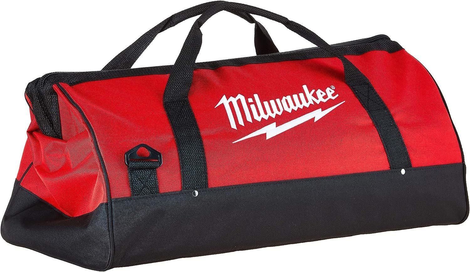 Milwaukee 902033036 23x12x12 Canvas Tool Bag W/Strap basic, Red, Black