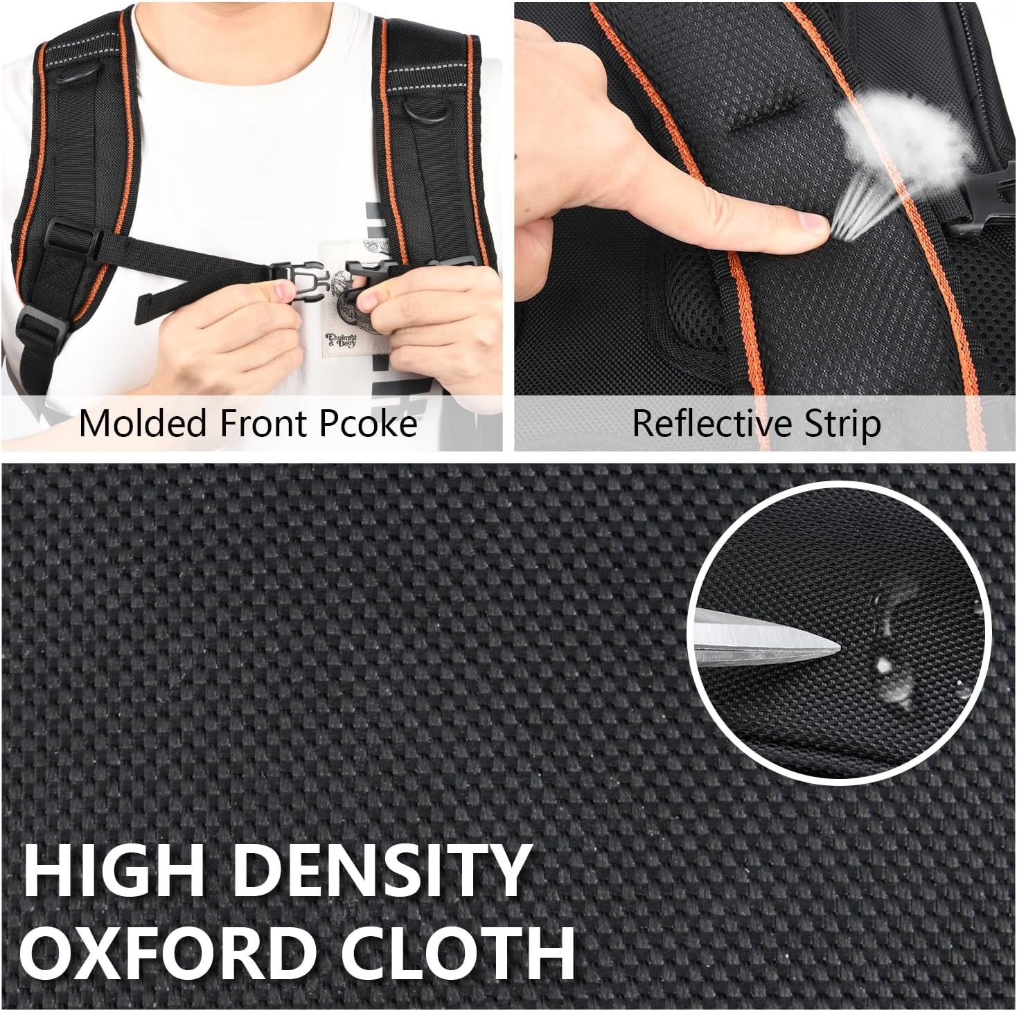 Backpack Tool Bag Tool Backpack Heavy Duty Tool Organizer, Water-Resistant HVAC