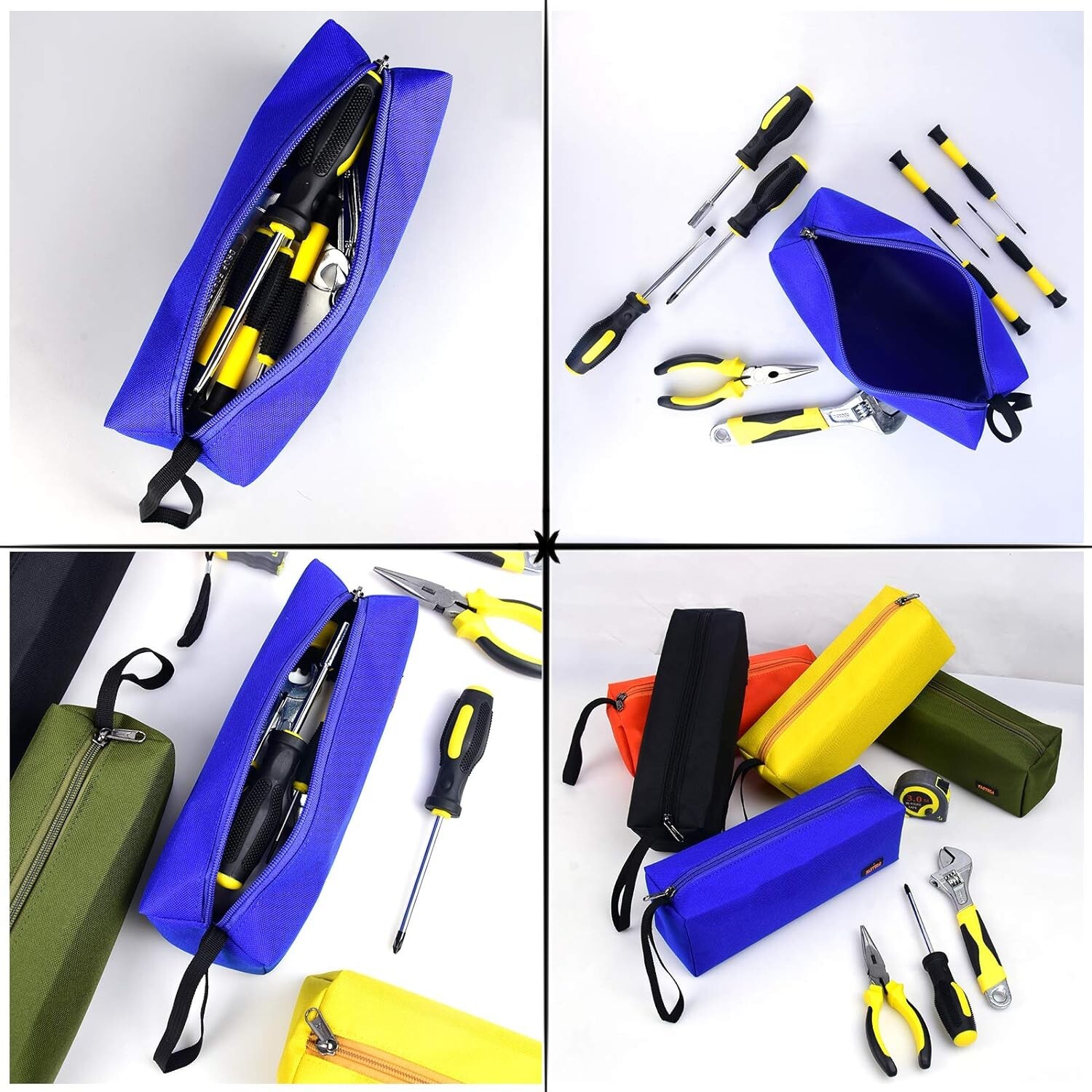 1-Pack Zipper Utility Tool Bag Zipper Multi-purpose ‎‎10.2 x 3.1 x 3.5 In