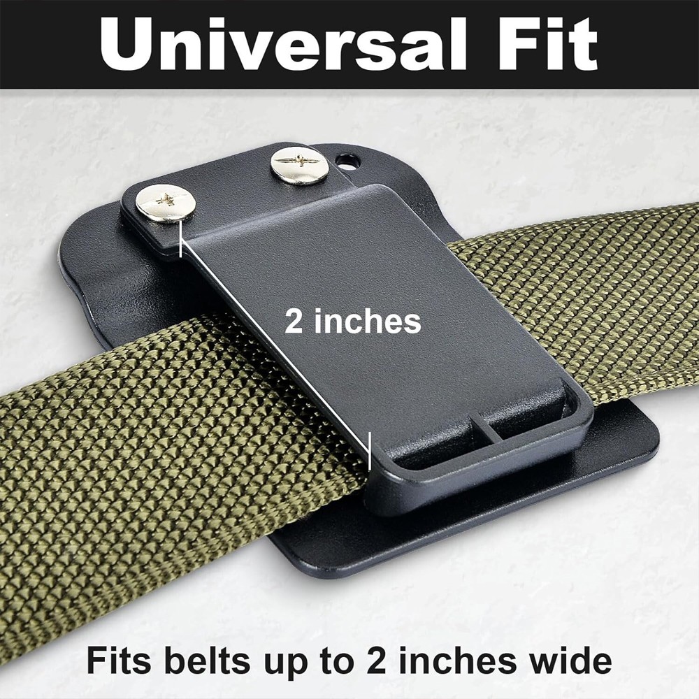 2PCS Tac-Tical Tape Measure Holder with Belt Clip – Low-Profile Drill Holster