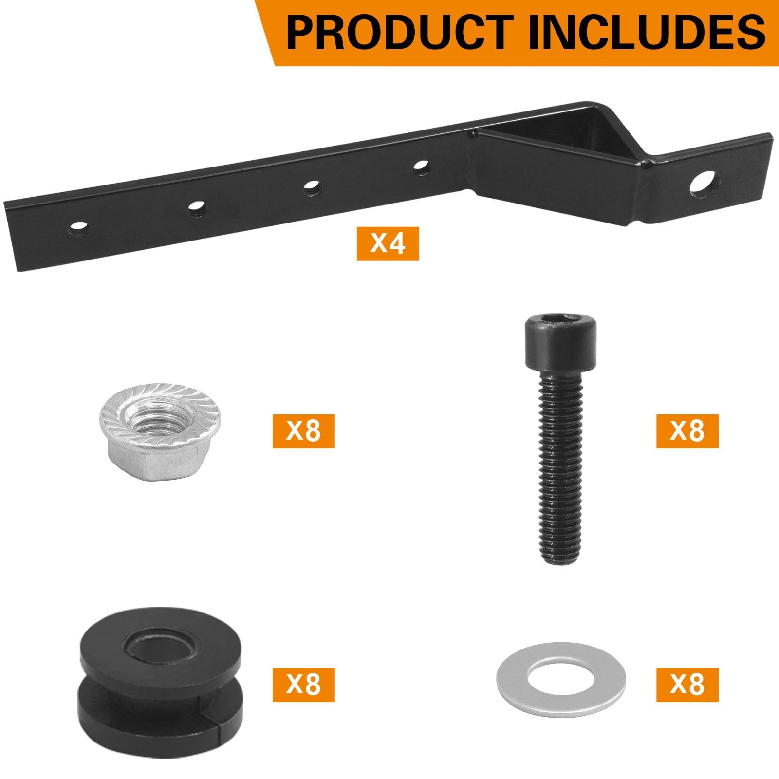 Adjustable Universal Hard Saddle Bag Mounting Bracket Kit fit for Harley Davi…