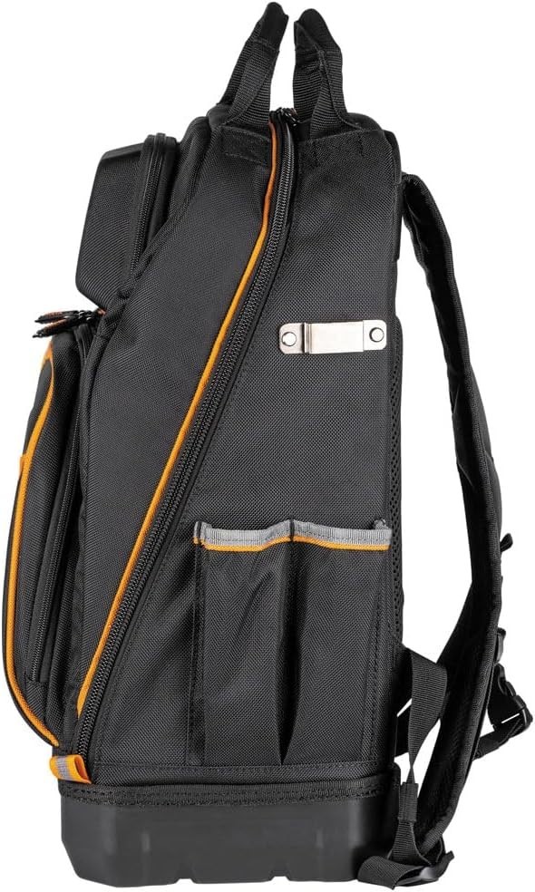Extra-Large Electrician Tool Backpack, 40-Pocket Jobsite Bag**