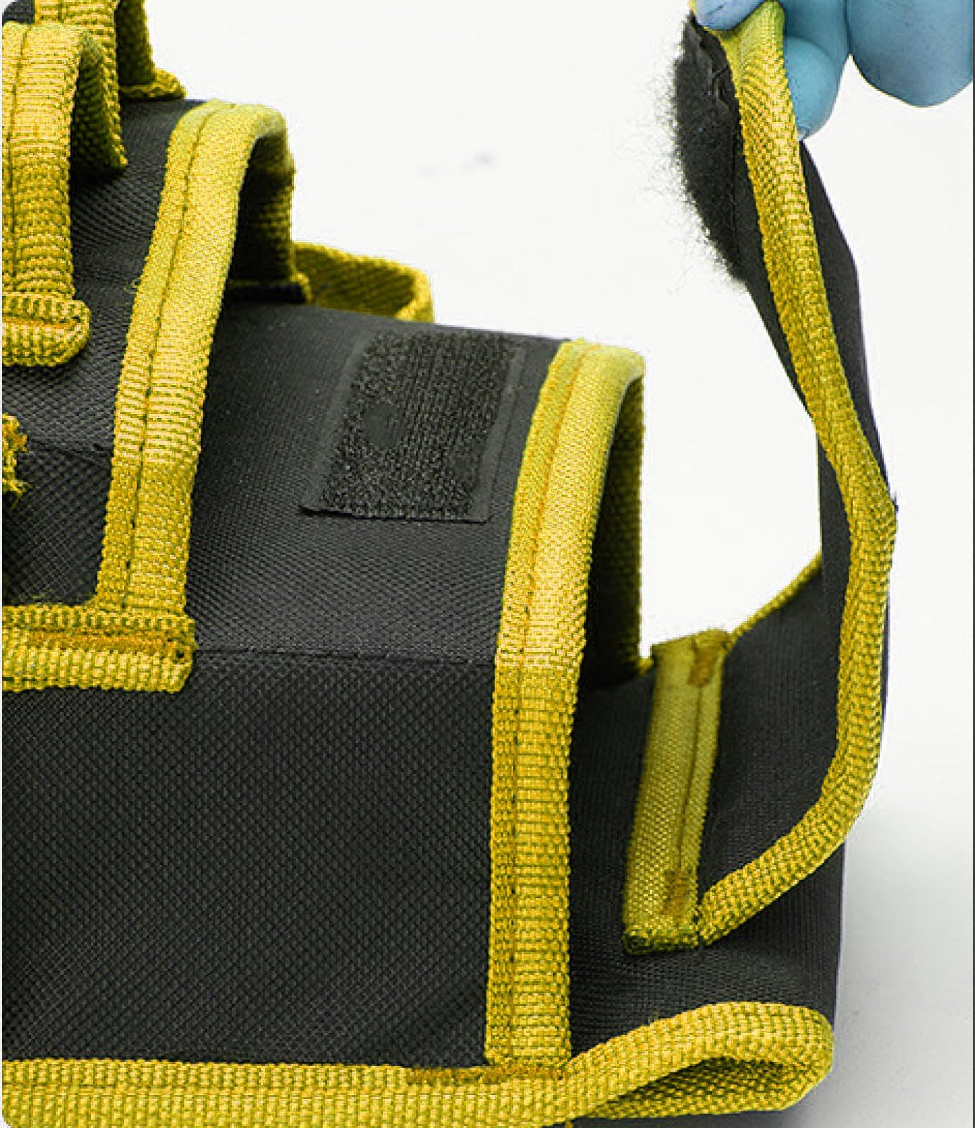Tool Belt Small Tool Pouch With Belt Clip Collapsible Tool Tote Yellow Utility