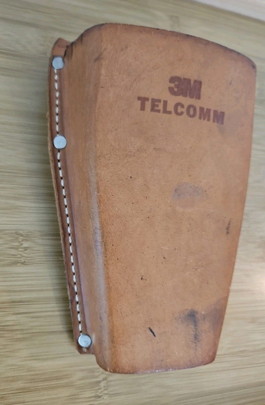 3M TELCOMM Leather Tool Holster Light Tan