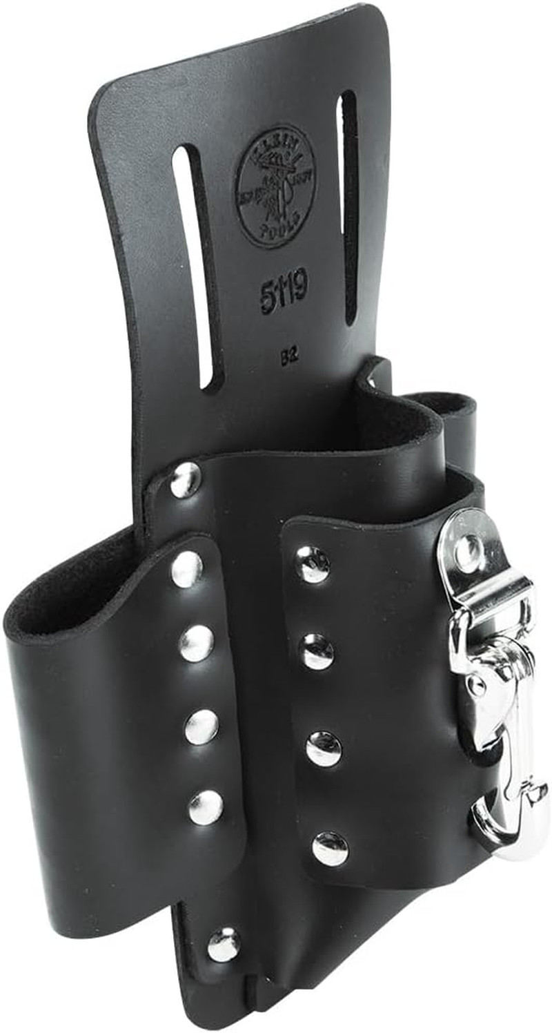 5119 Tool Pouch, Multi Tool Holder with 4 Pockets and Knife Holder Is Great for