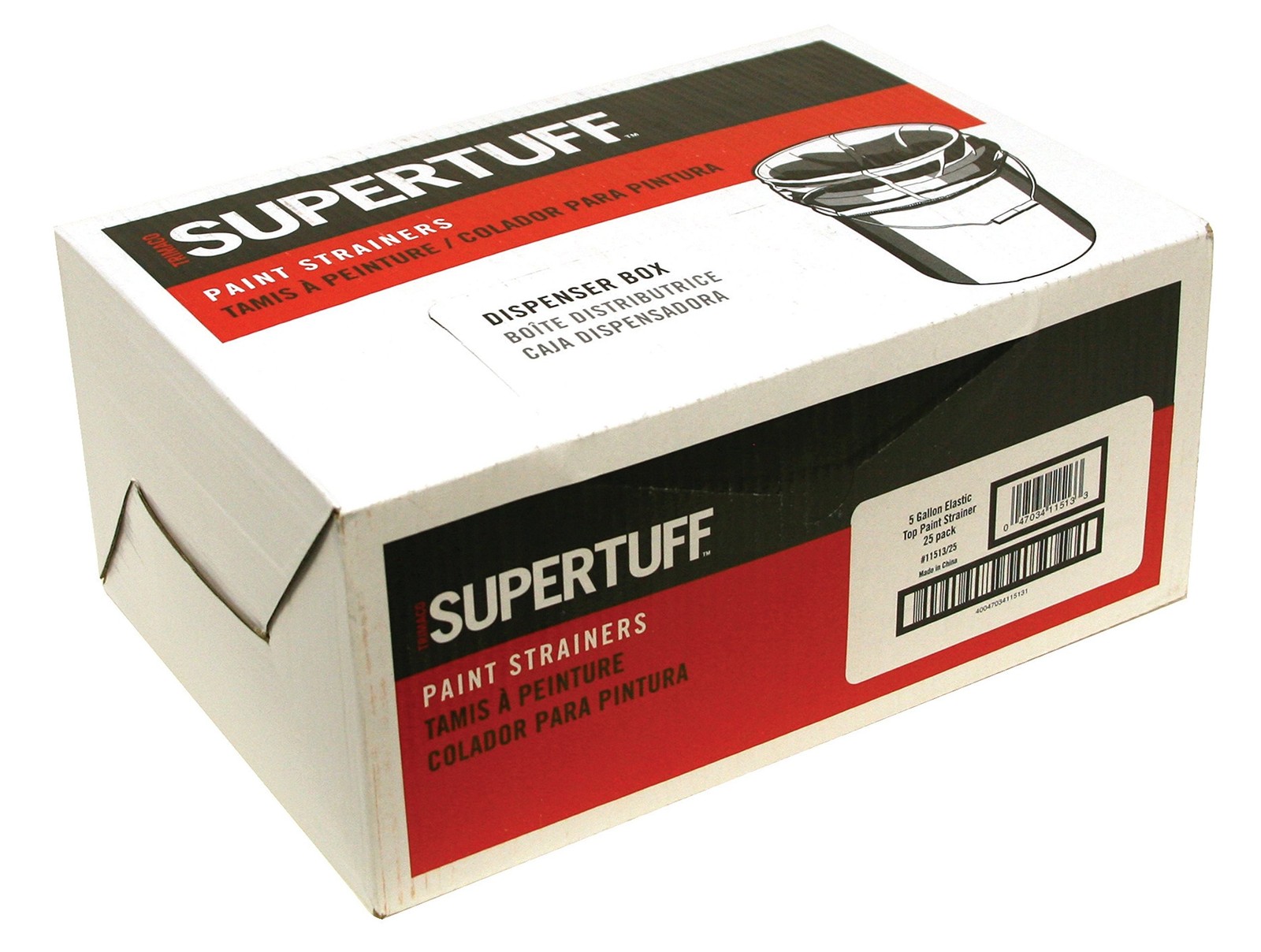 Trimaco SuperTuff Regular Mesh/Elastic Top Bag Strainers, 5 Gallon, (25-Pack)
