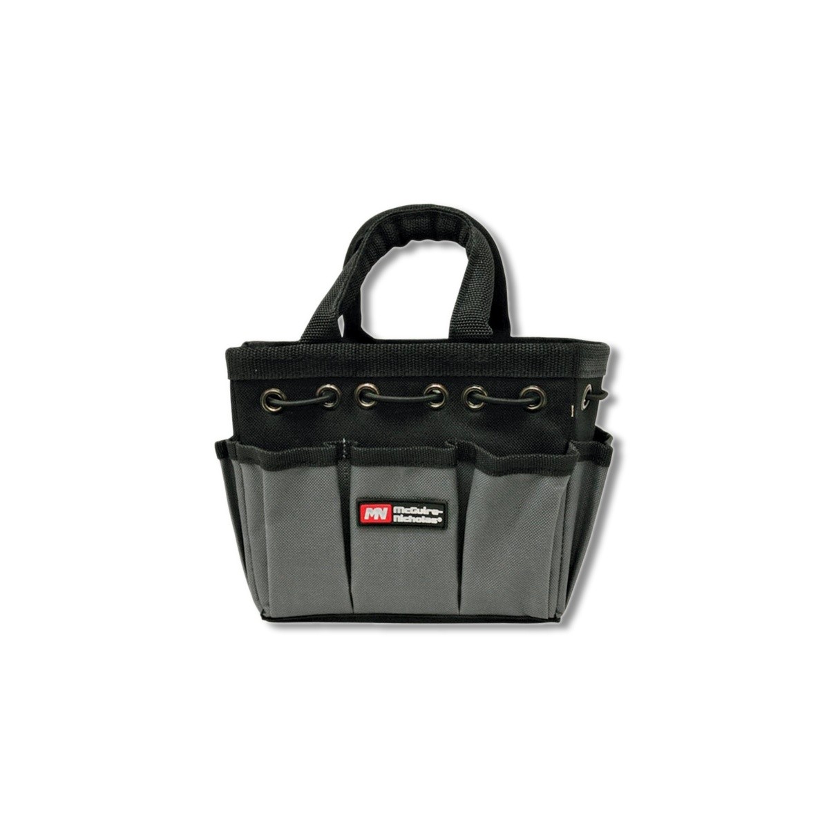 McGuire-Nicholas 4 in X 6 in Polyester Tool Bag 8 pocket Black 22565-1