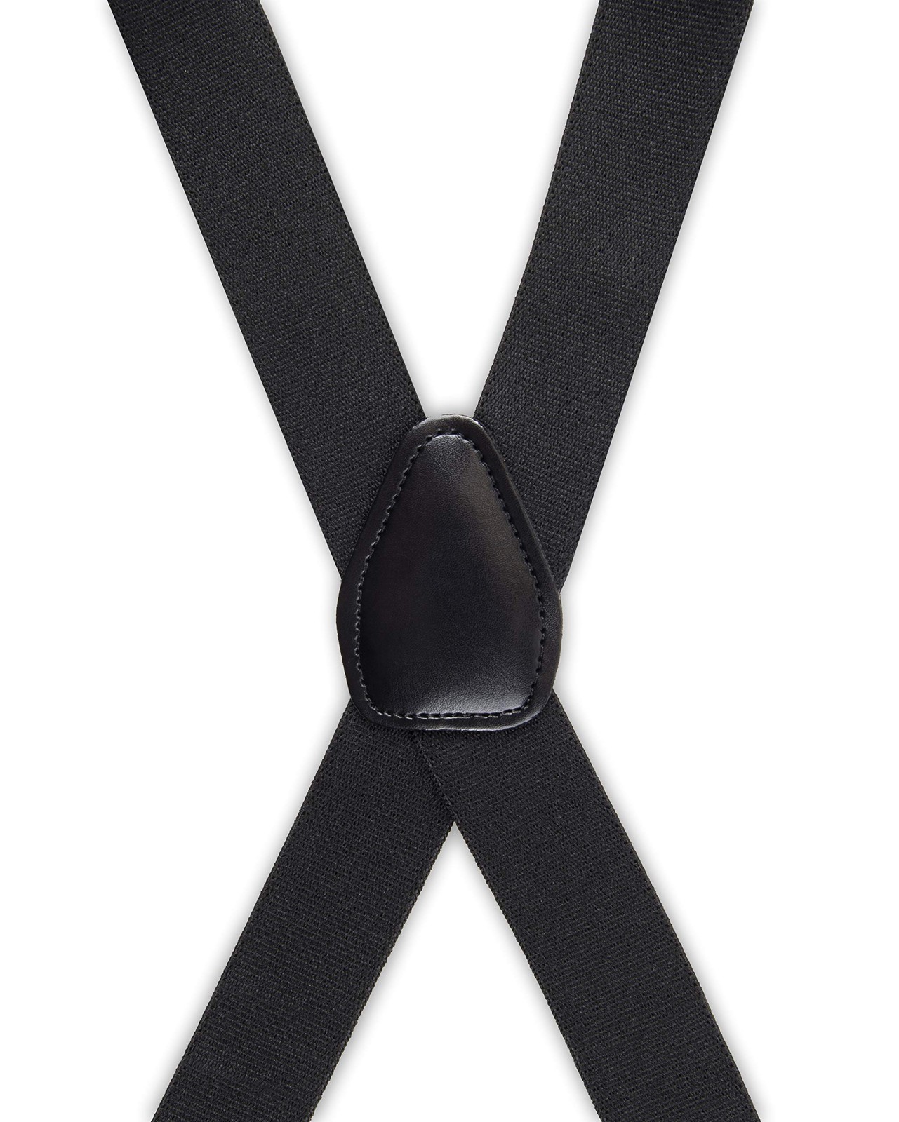 Dockers Men’s Solid Suspender ,Black, One Size, Black