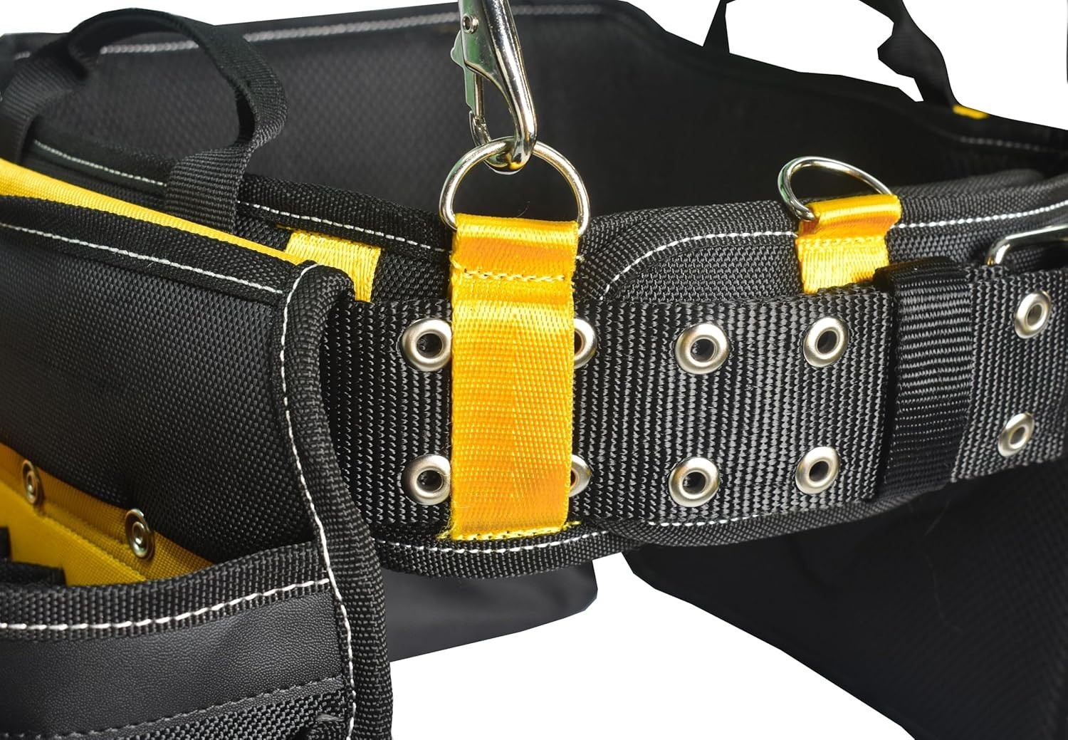 New 7Pc Tool Belt with Suspenders 32 Pocket Carpenter Electrician Rig