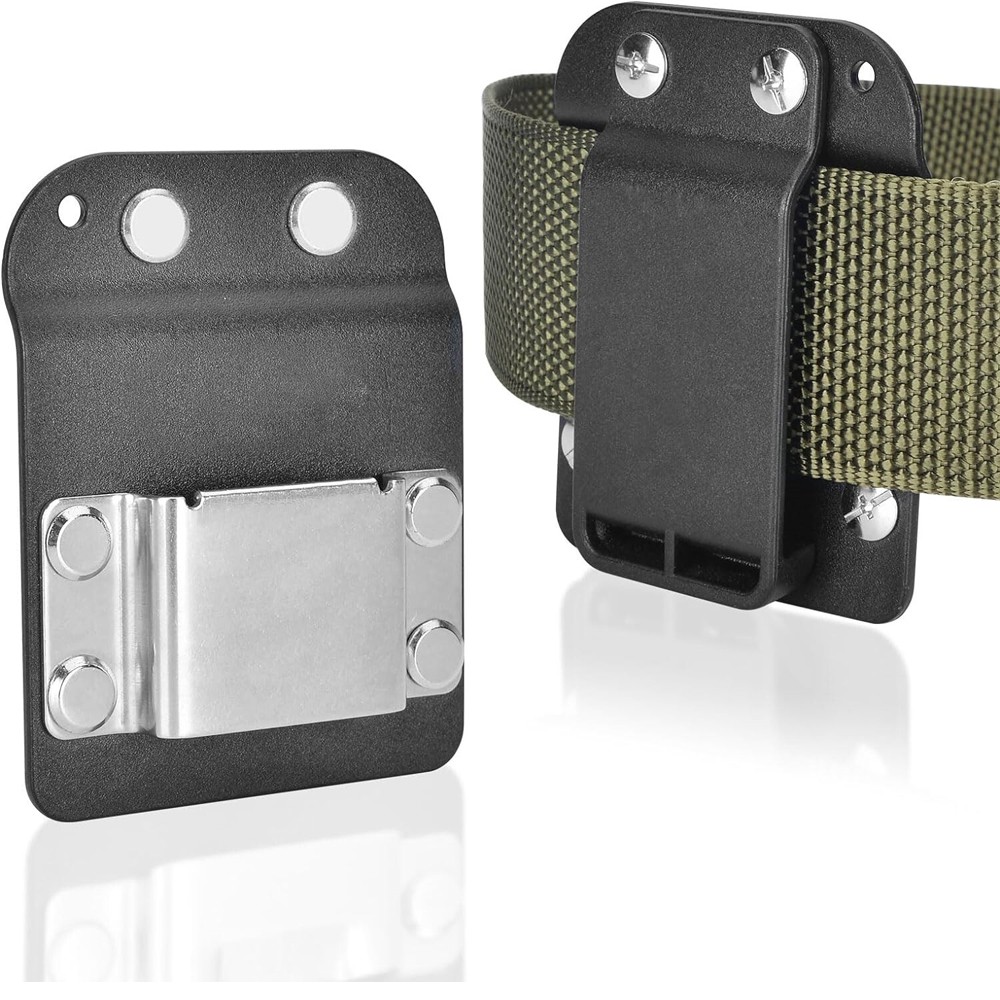 2PCS Tac-Tical Tape Measure Holder with Belt Clip – Low-Profile Drill Holster