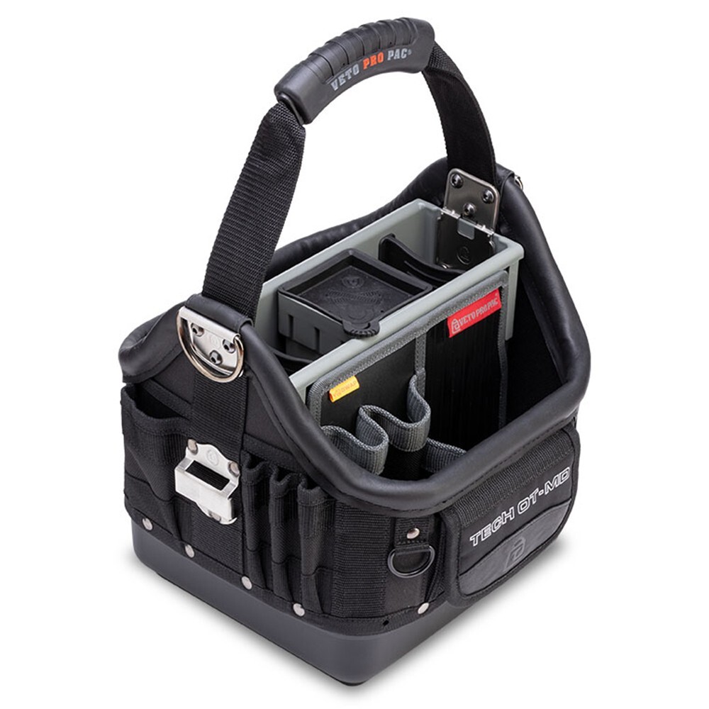 Veto Pro Pac TECH OT-MD BLACKOUT Open Top Tool Bag, VPP10743