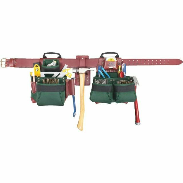CLC Custom Leather Craft 54531 Signature Elite Nylon Combo Tool Belt 15 Pocket