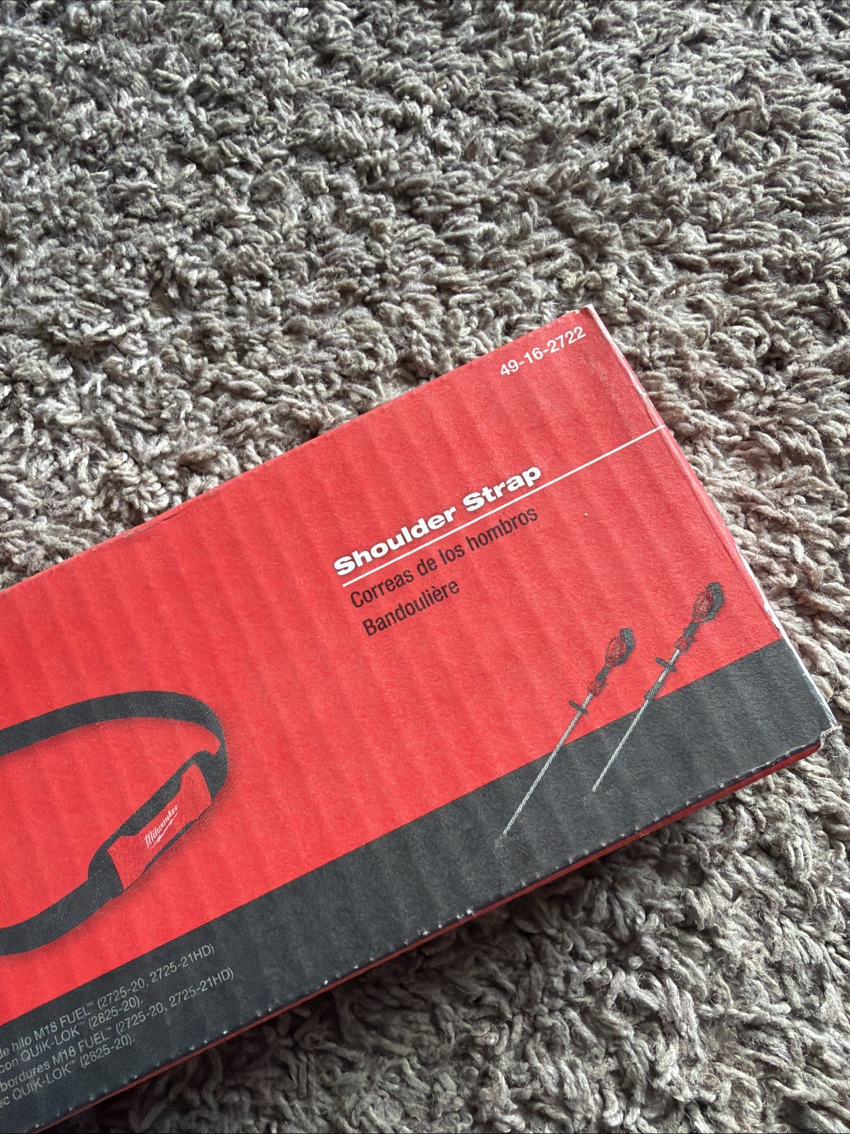 *Factory-Sealed Milwaukee M18 FUEL String Trimmer Shoulder Strap (49-16-2722)