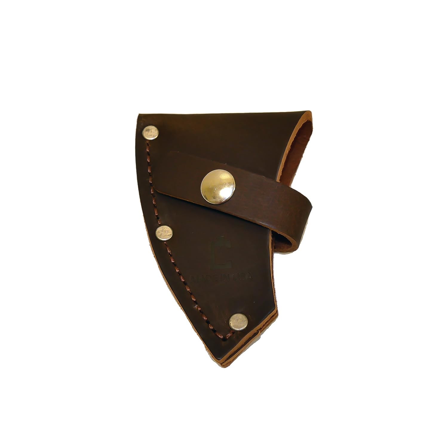 Leather Mask – Wood Craft Pack Axe Bit Cover, Made in the USA – AM-SHEATH14