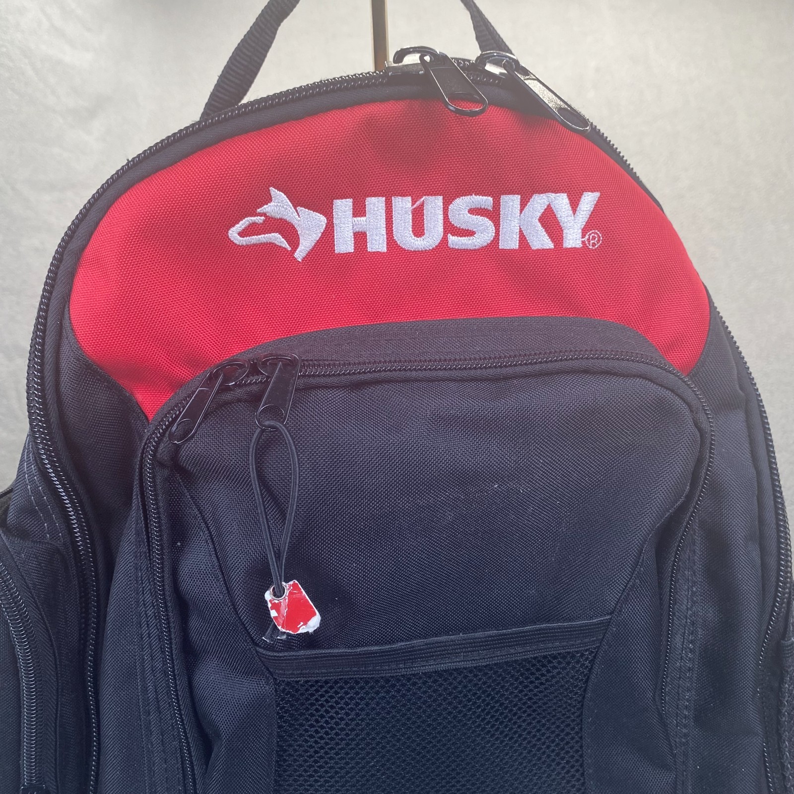Husky Pro Tool Backpack Heavy Duty Rubber Bottom Storage Bag (H-68003-03)