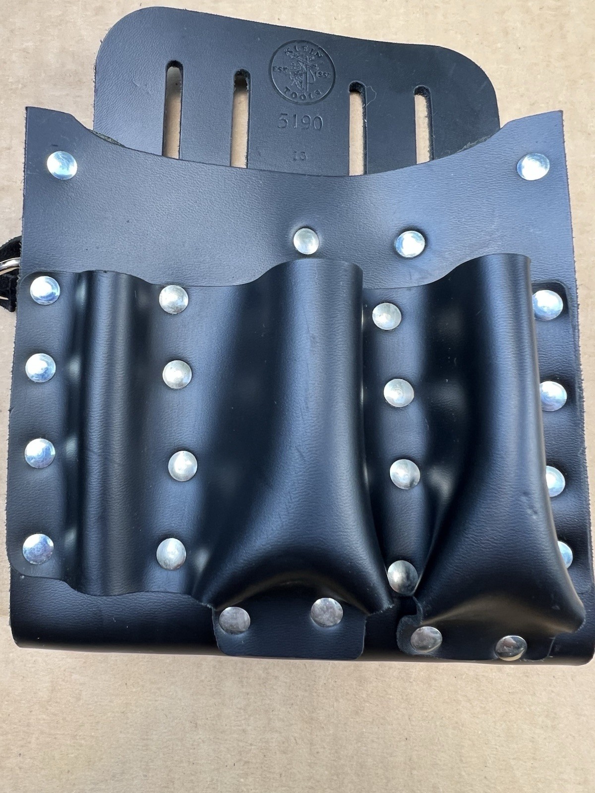🇺🇸Klein Tools 5190 Leather 10-Pocket Belt Tool Pouch🇺🇸