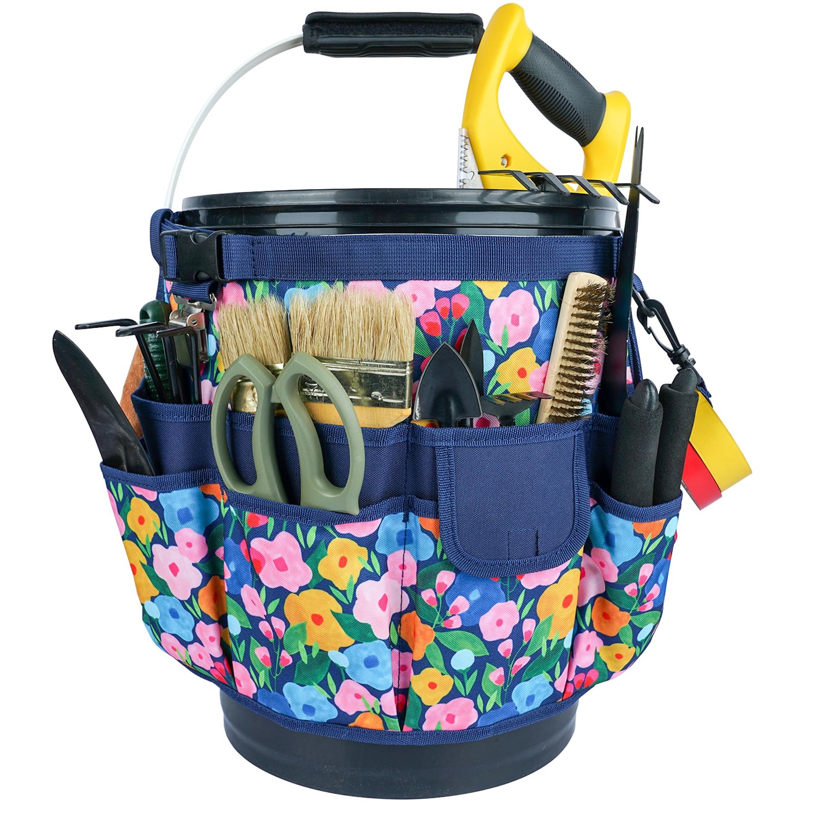 Bucket Caddy Organizer Bucket Tool Organizer for Garden Tools Fit 3.5 to 5 Ga…