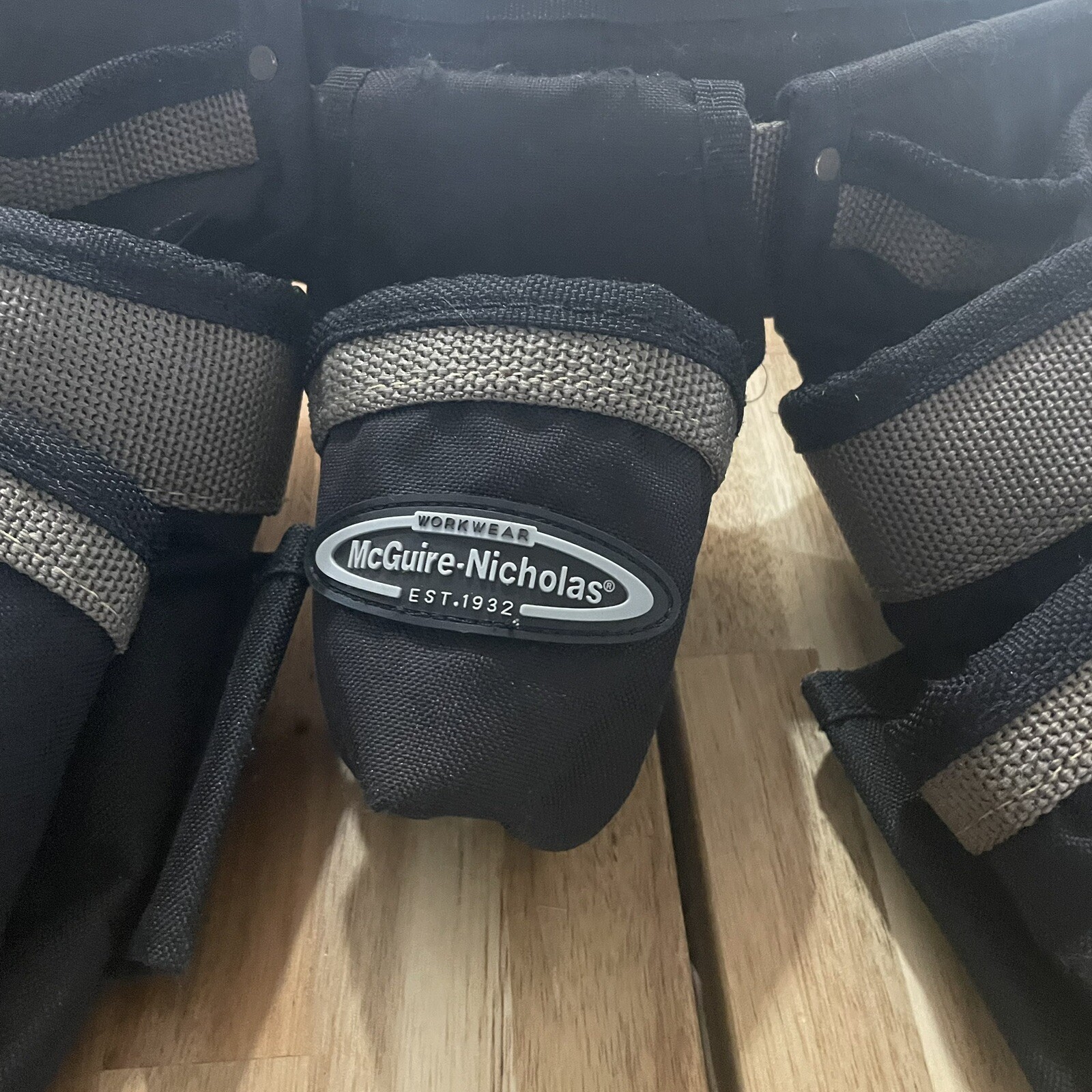 McGuire Nicholas Black Heavy Canvas Tool Pouch Work Belt