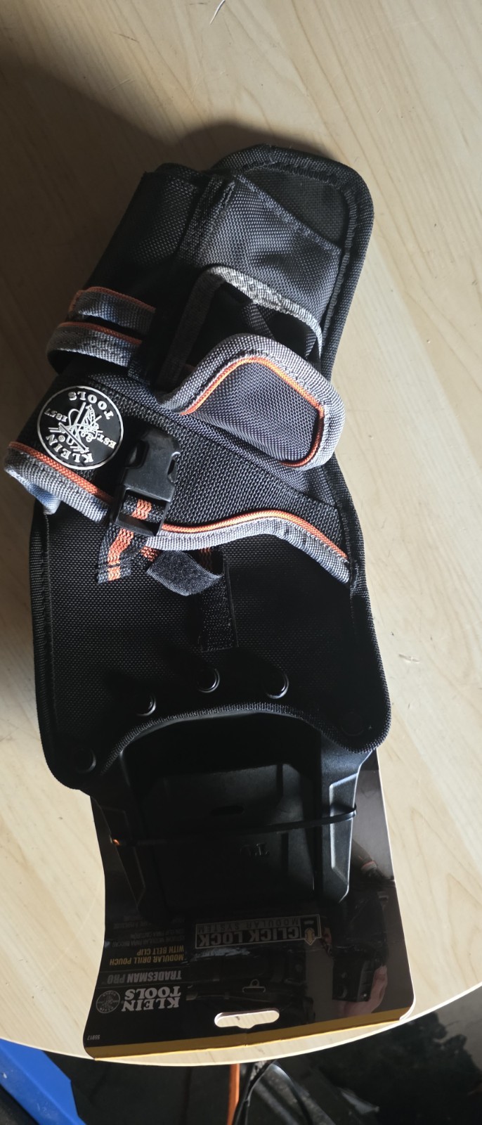 Klein Tools Click Lock Modular Tool Pouch Medium Black/Gray/Orange