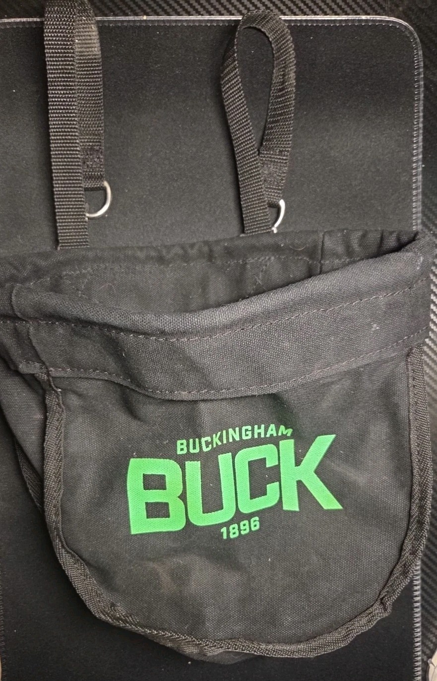 Buckingham Black Canvas Nut & Bolt Bag