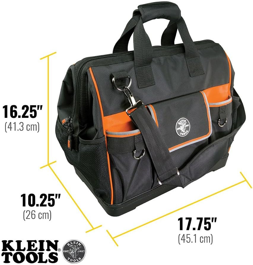55469 Tradesman Pro Wide-Open Tool Bag Made of 1680 Ballistic Weave with Molded