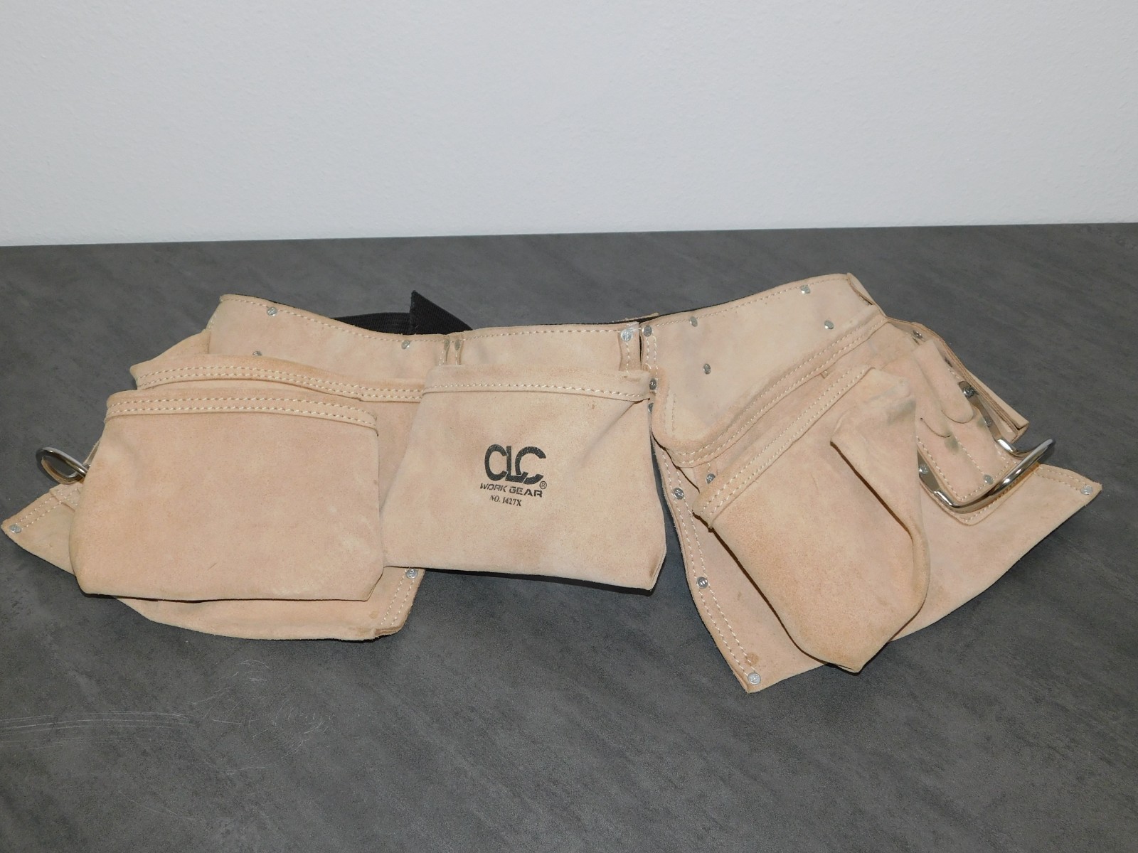 CLC NO. 1427X Leather Utility Work Belt W/ Pouches Custom Leather Craft