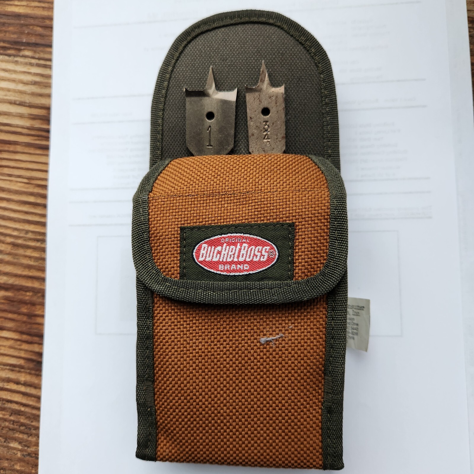 Bucket Boss 54188 Drill Bit Keeper Tool Belt Pouch with FLAPFIT