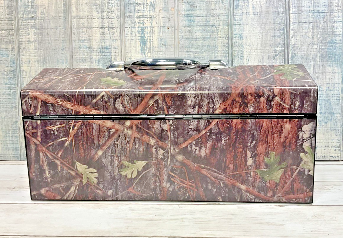 SAW Sainty Art Works TrueTimber Camo Metal Toolbox w/ Tray Lockable